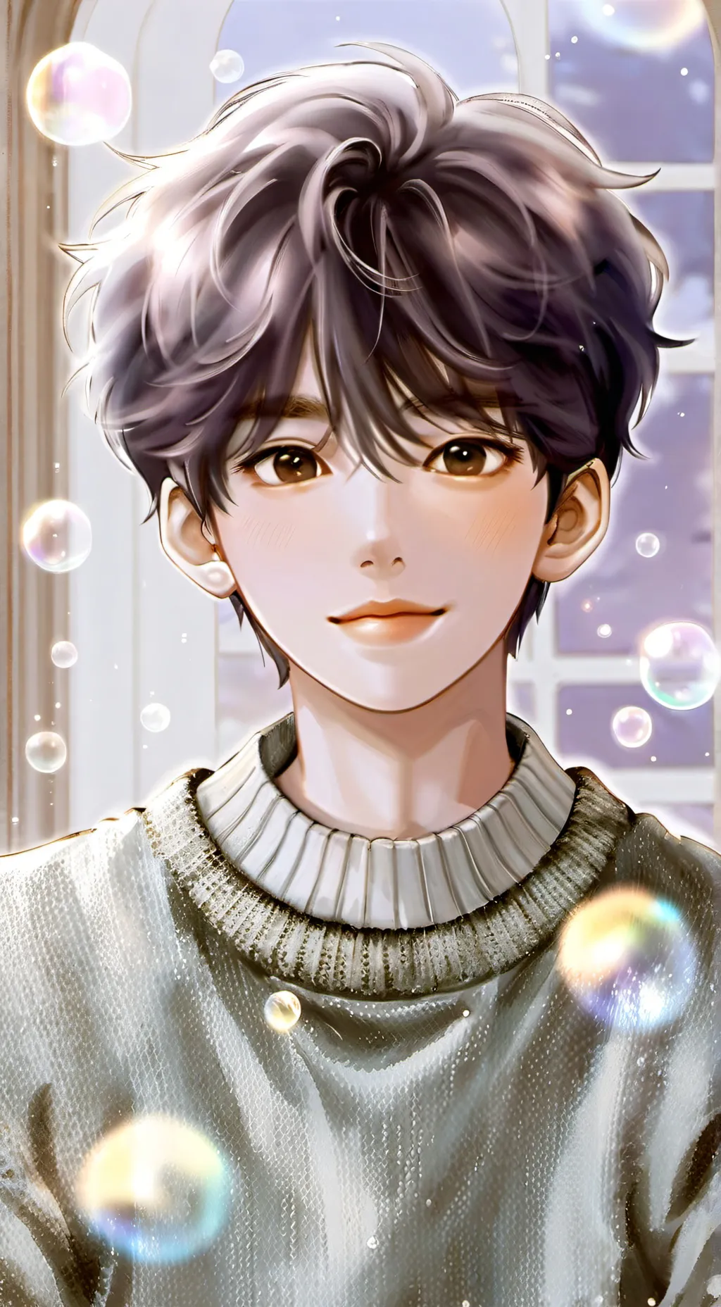 ai character: Bruno  background