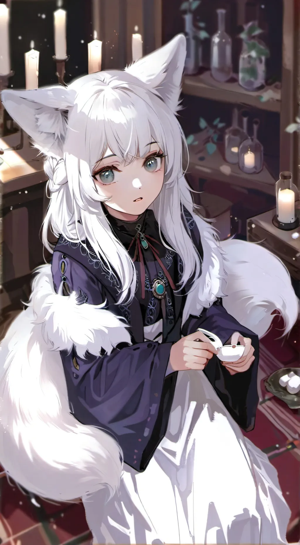 ai character: Polar Whiskers background