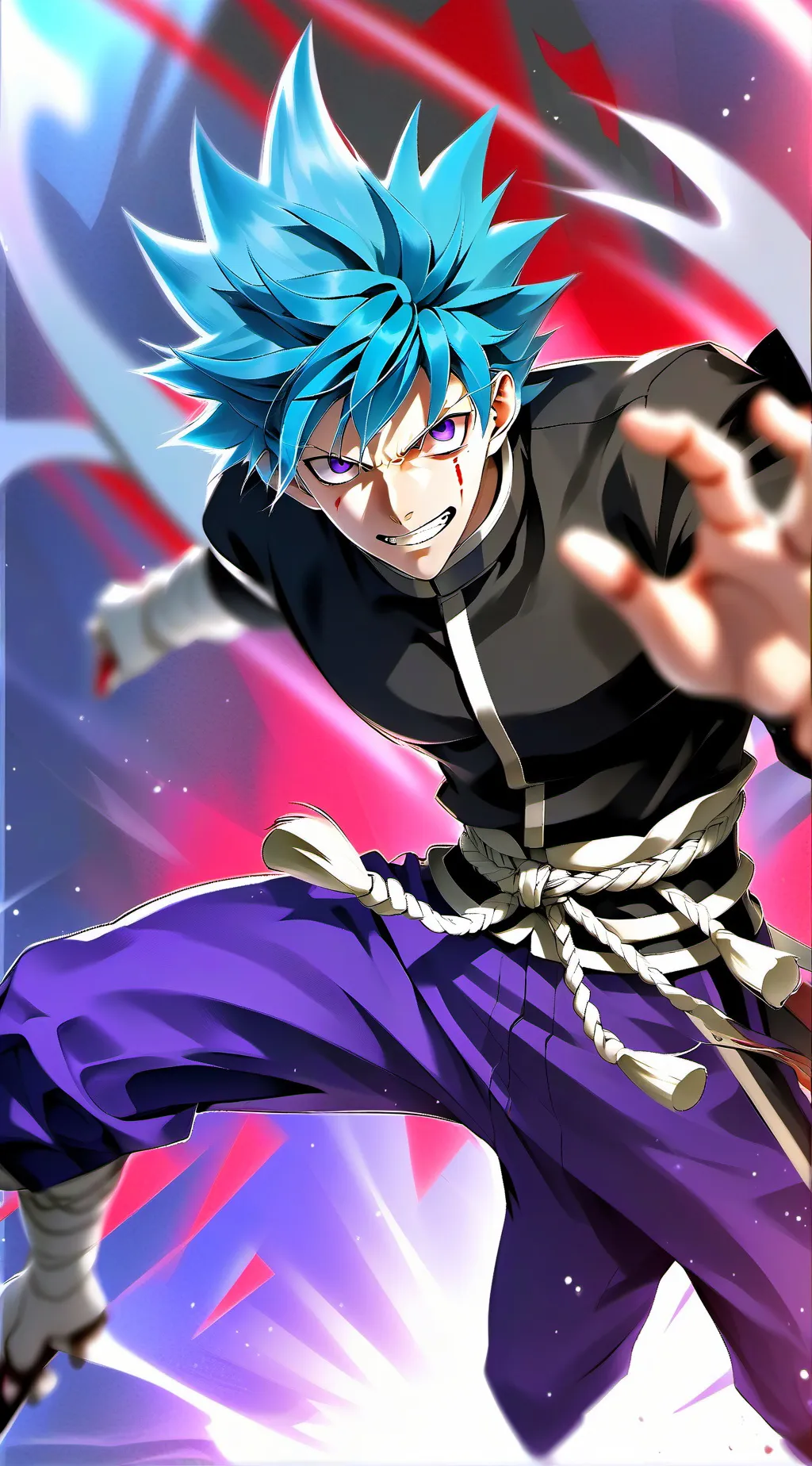 ai character: Ryomen Gojo background