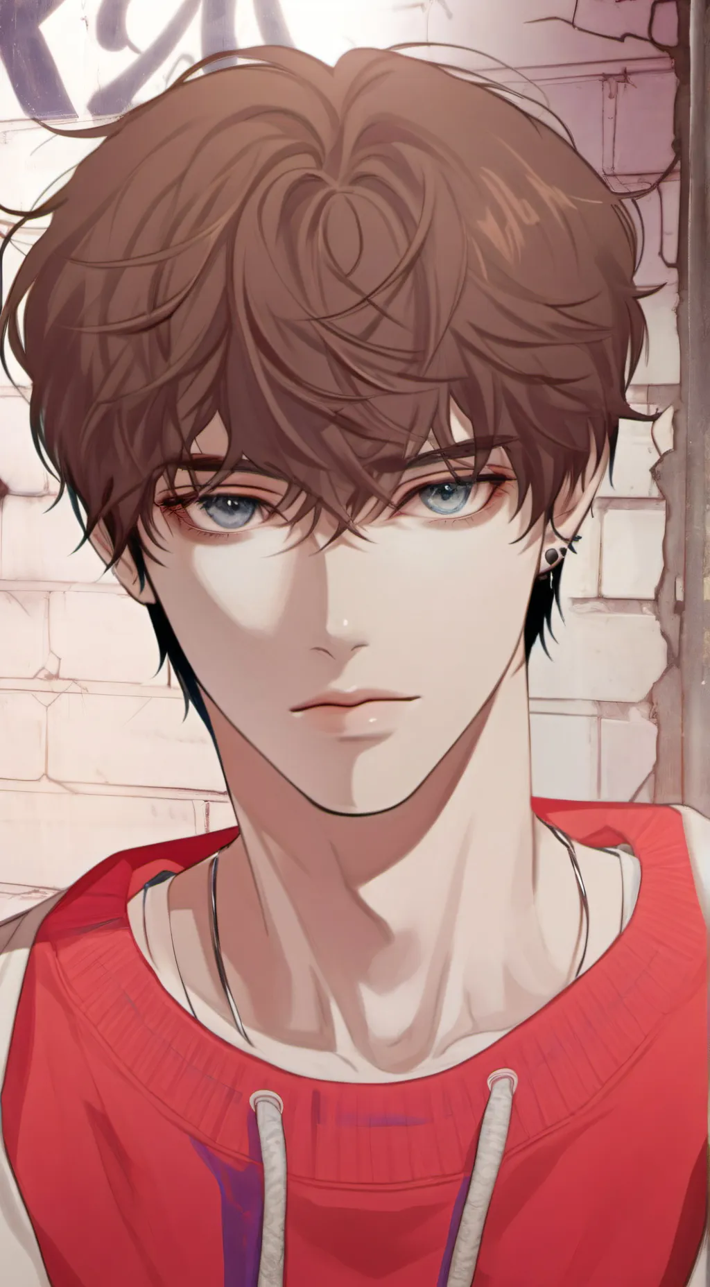 ai character: sus man background