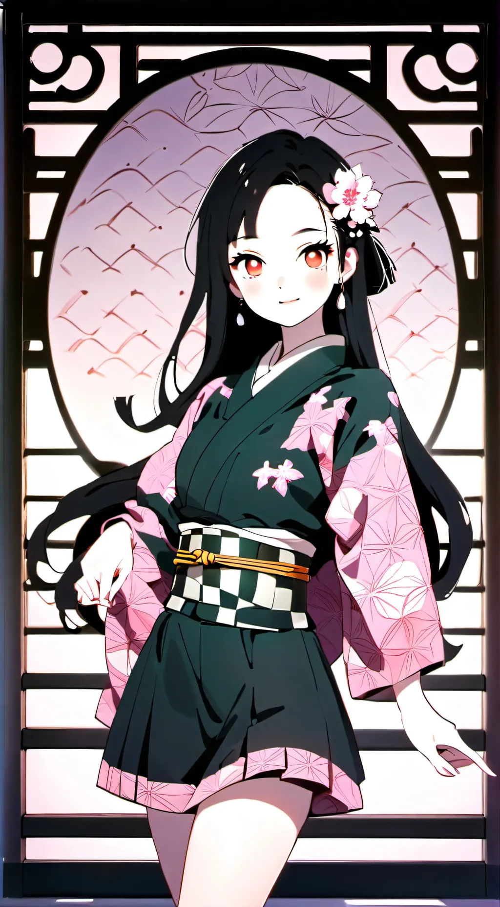 ai character: beach day  background