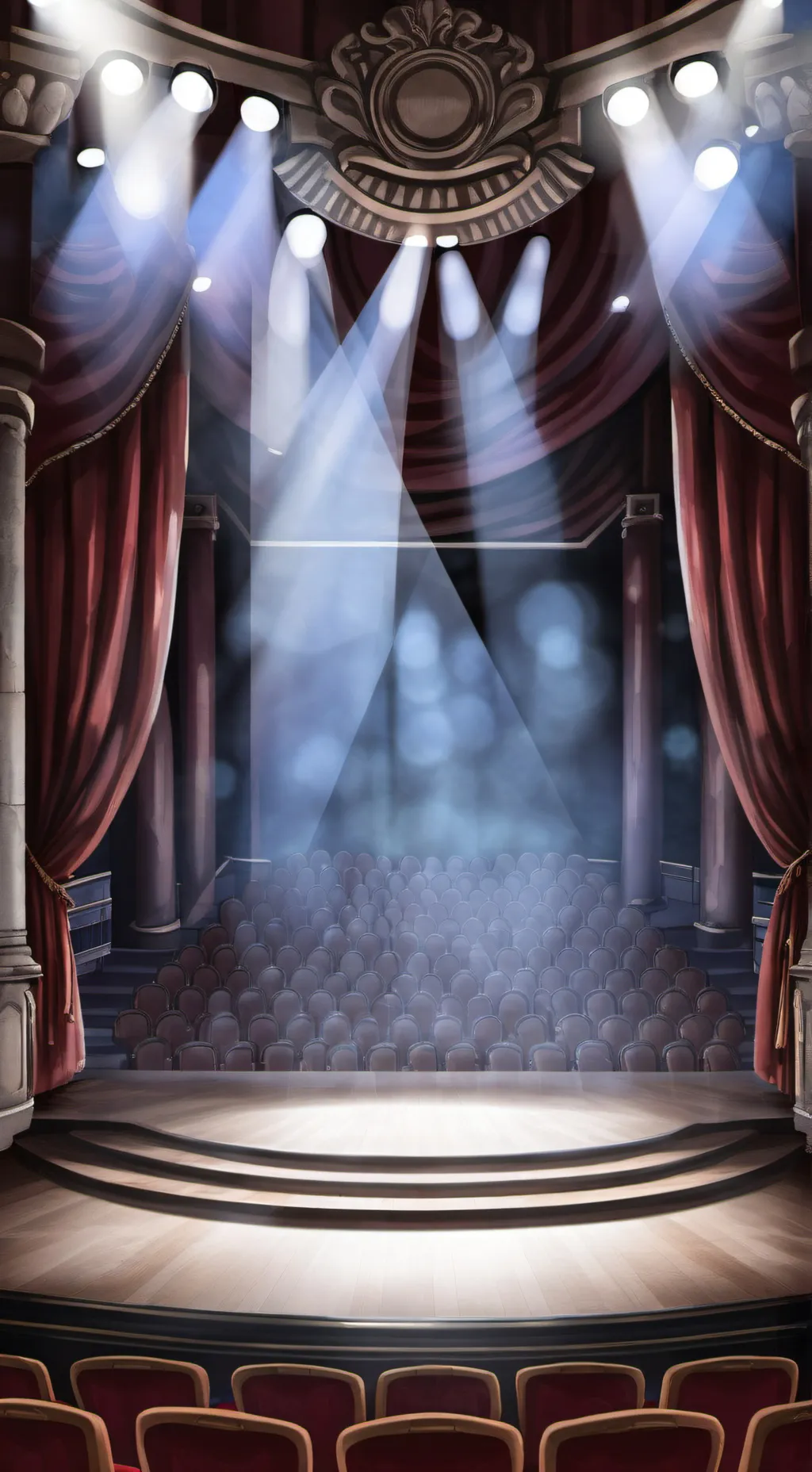 ai character: The new dancer au background