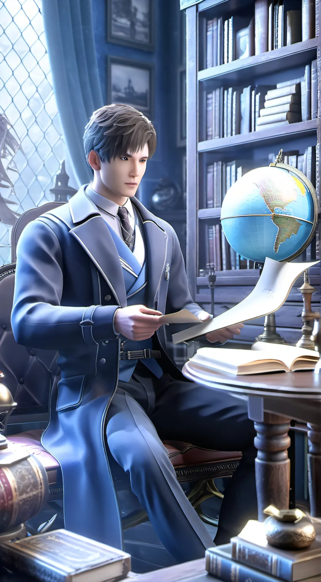 ai character: Joel  background