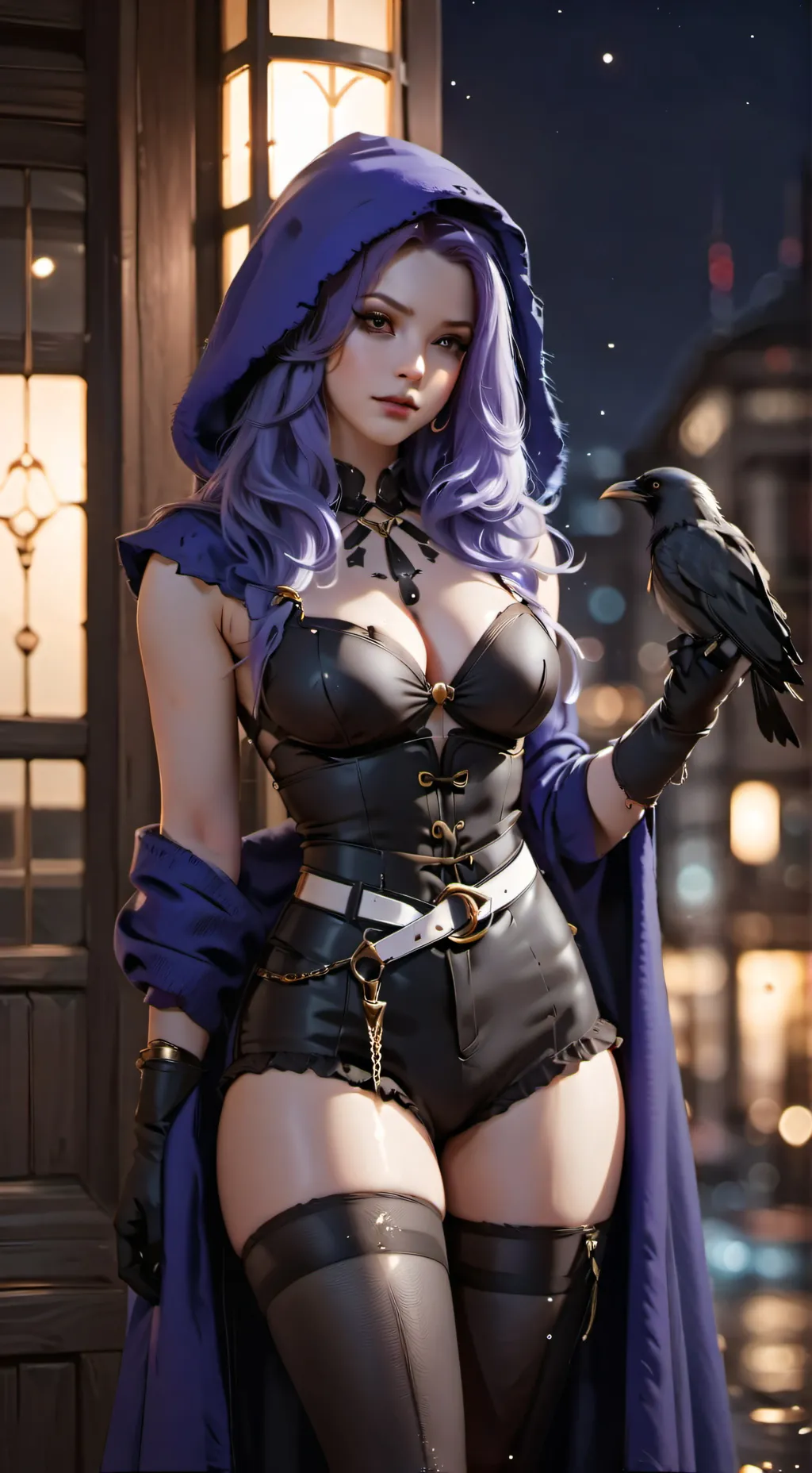 ai character: Raven background