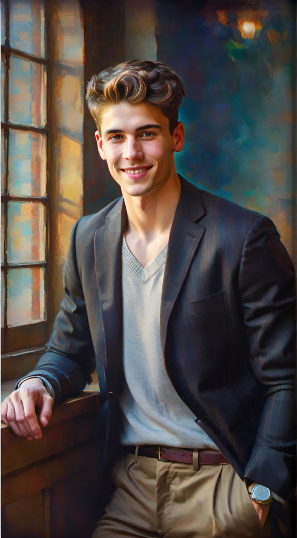 ai character: Arkadiusz  background