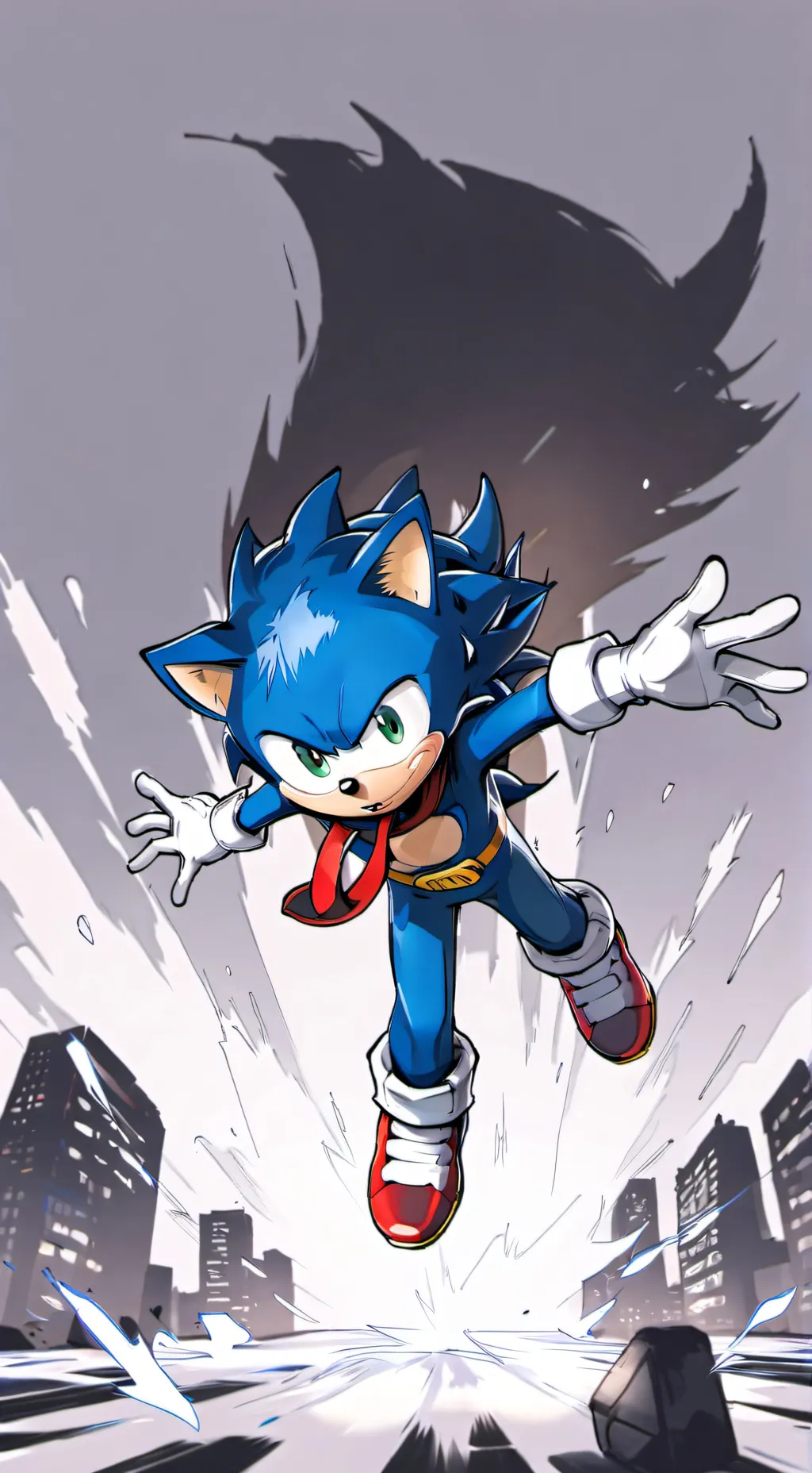 ai character: sonic mujer parte2 background