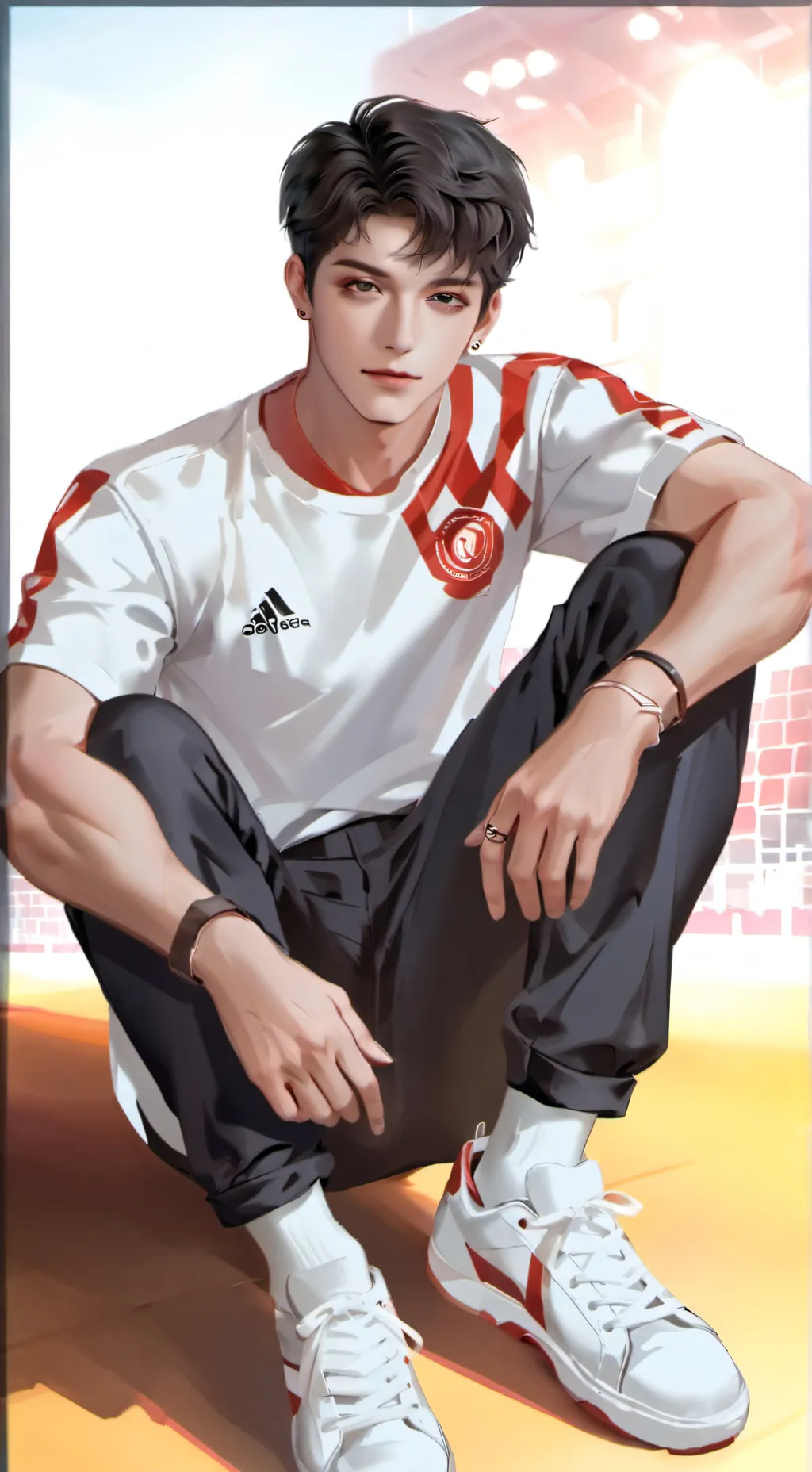 ai character: Moisy background