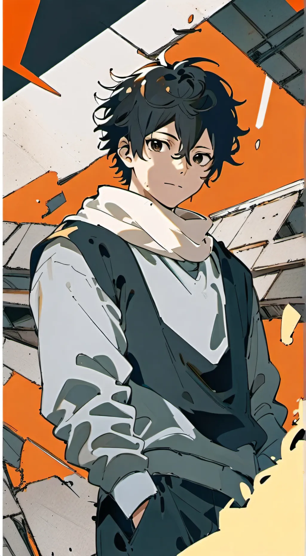 ai character: Mr Aizawa  background