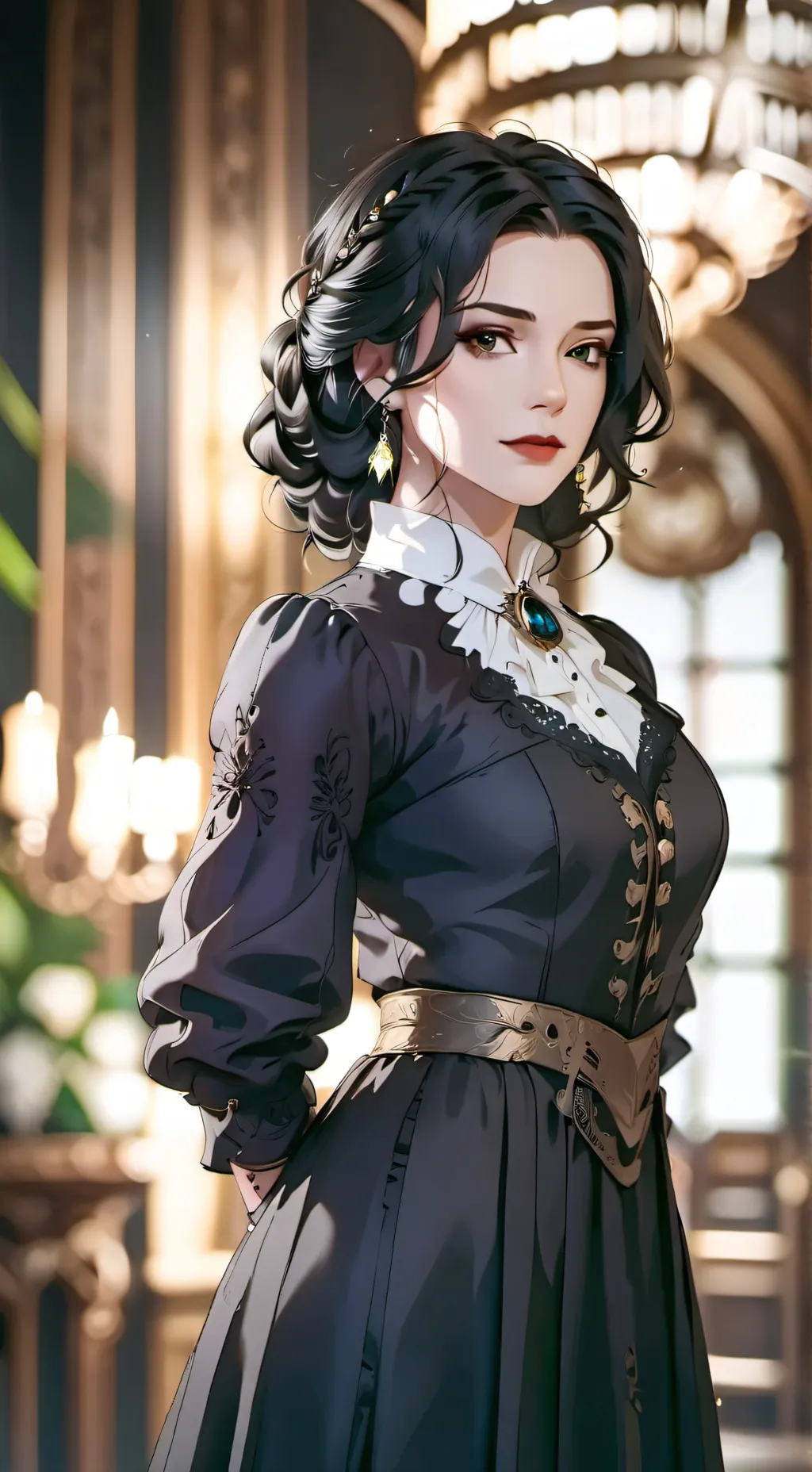 ai character: Theodosia  background