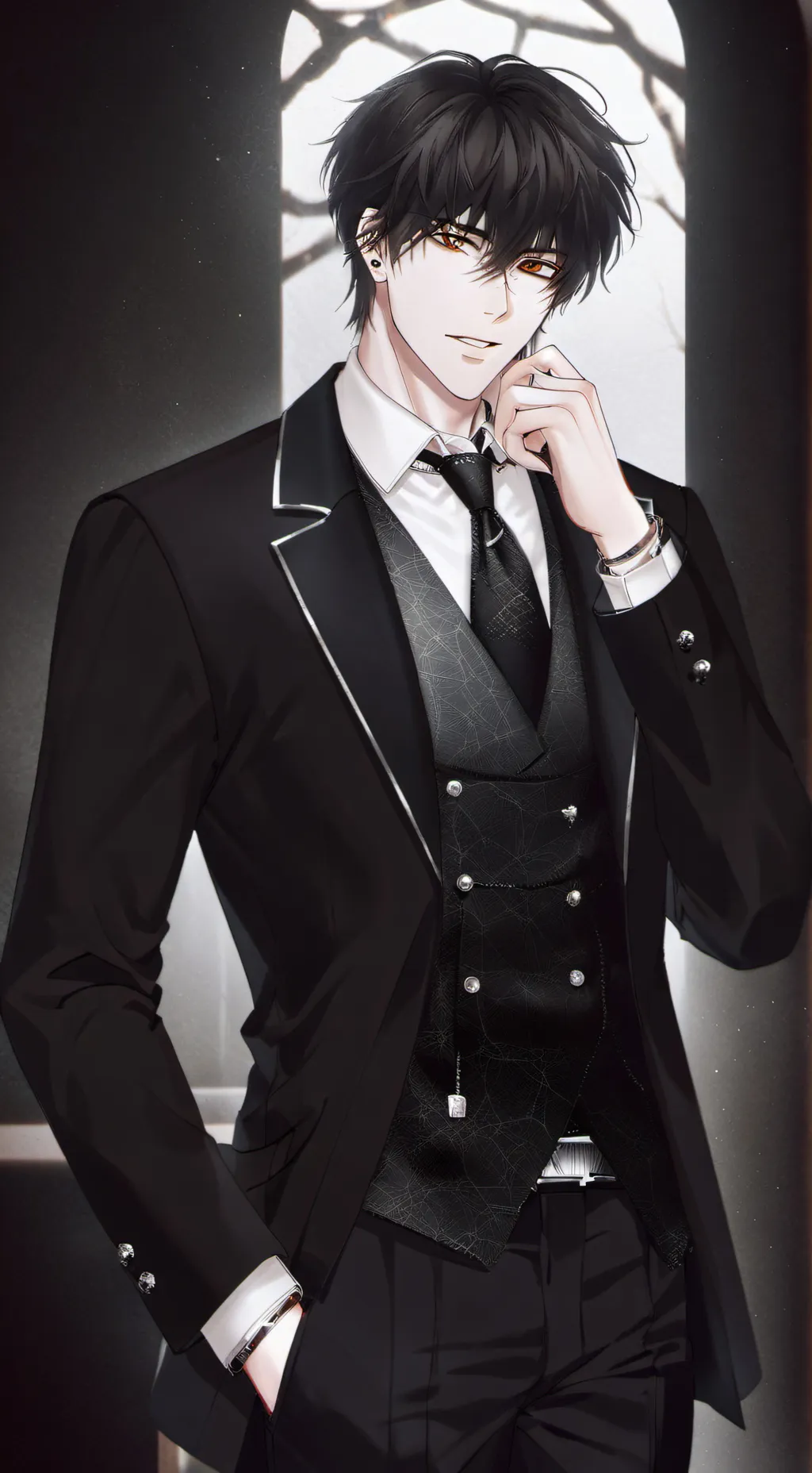 ai character: Sebastian background