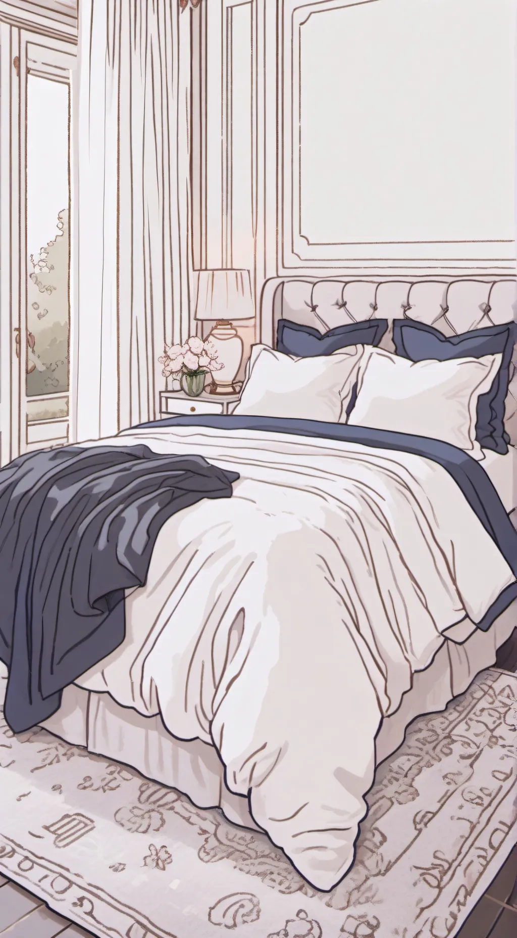 ai character: 21 TRIO SLEEPOVER background