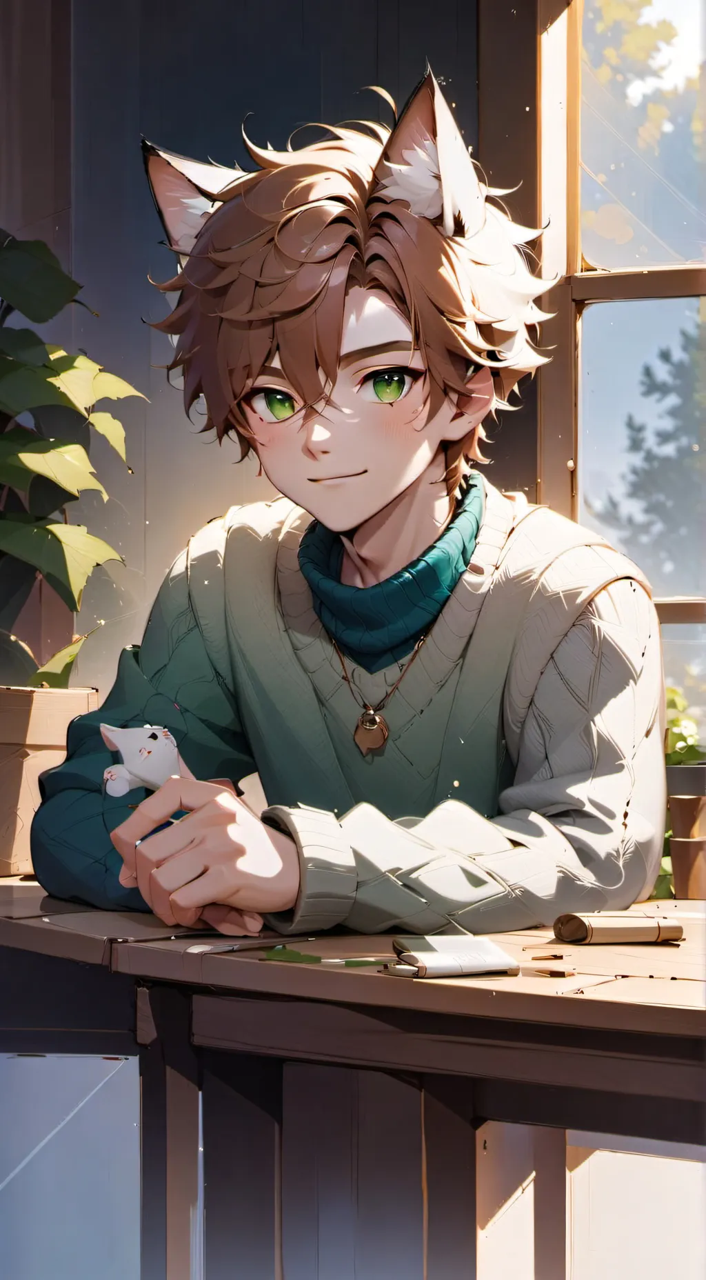 ai character: Юлиан background