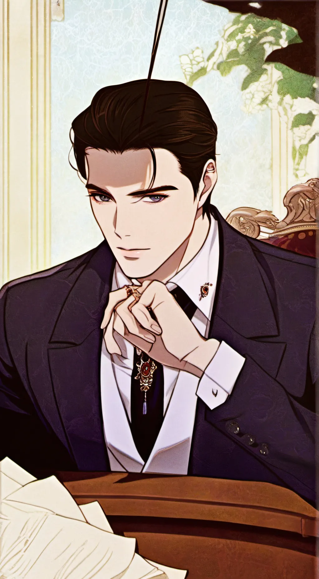 ai character: Arturo de la cruz  background