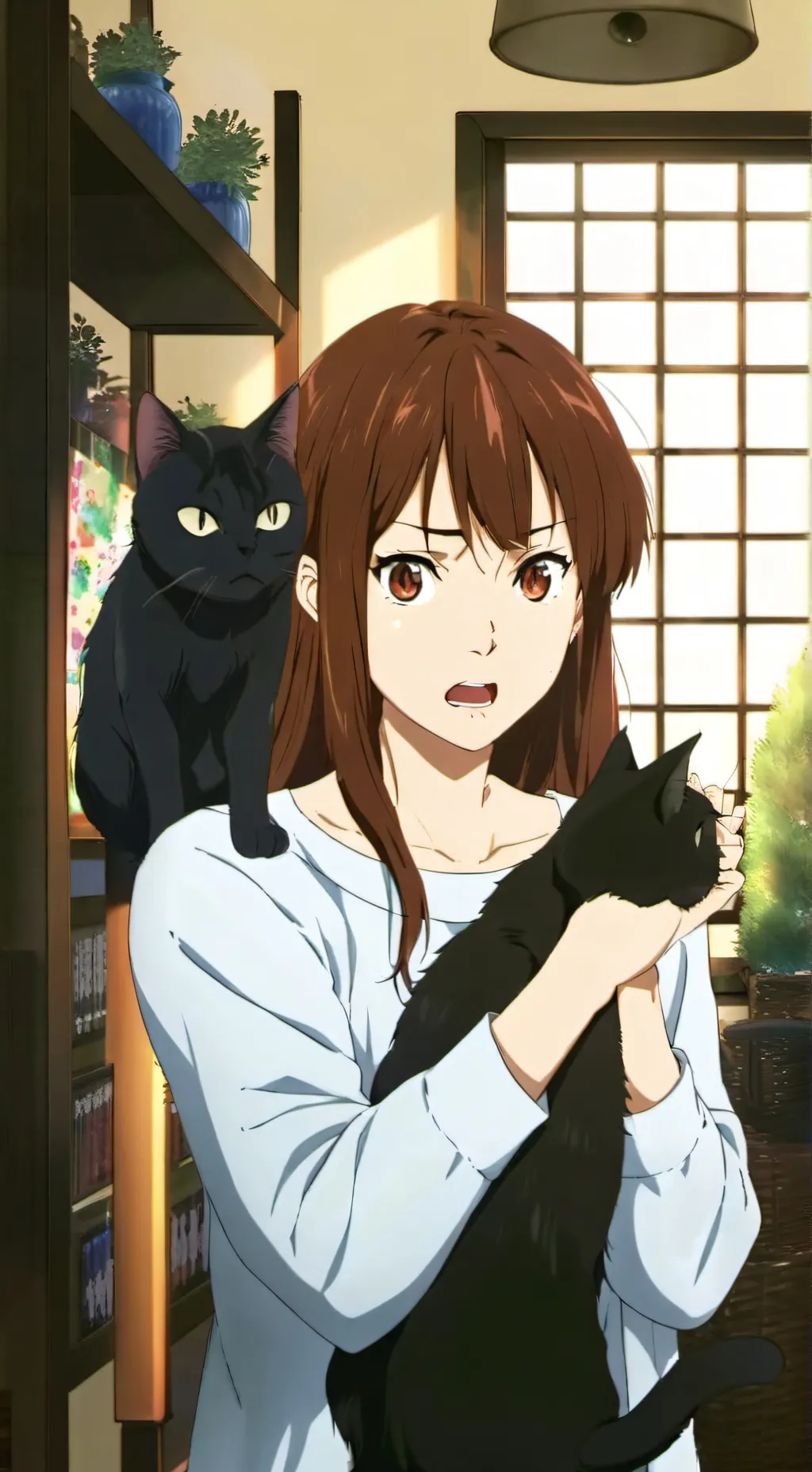 ai character: meeting your gf background