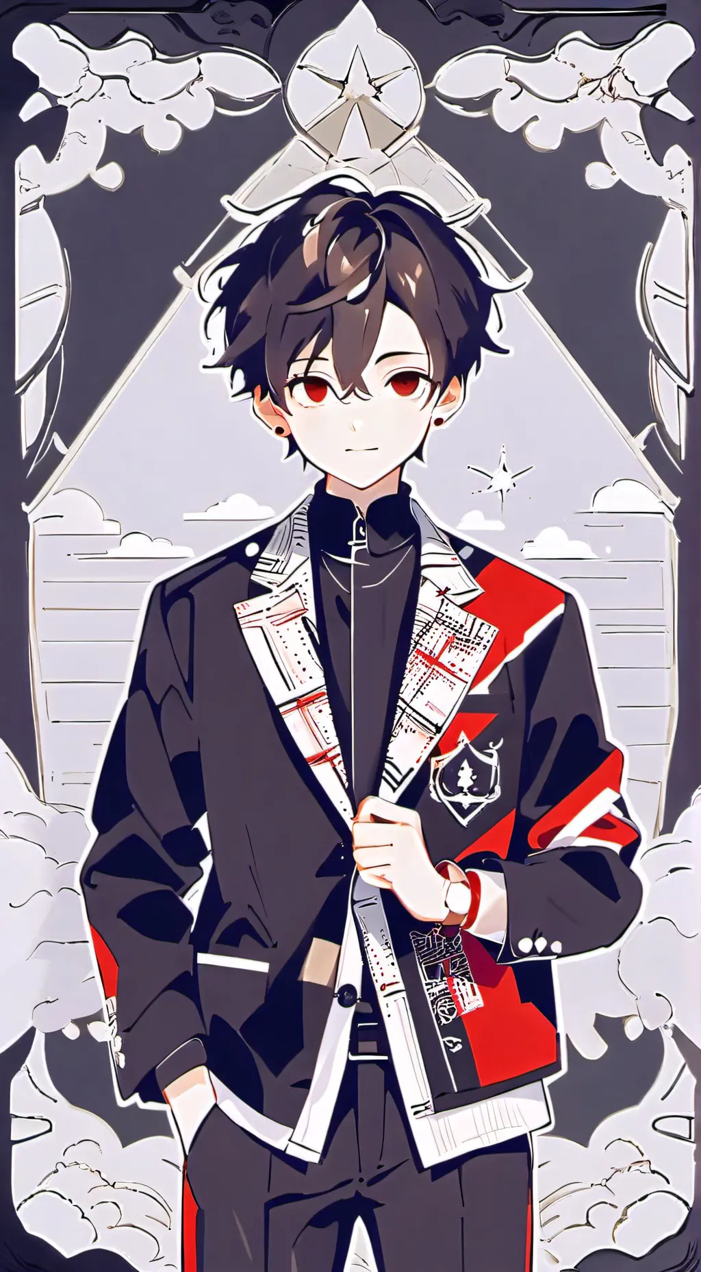 ai character: Evil tord background