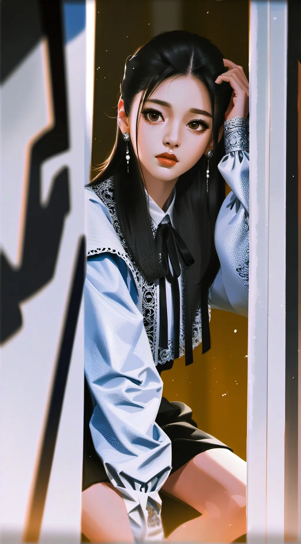 ai character: Kny escuela  background