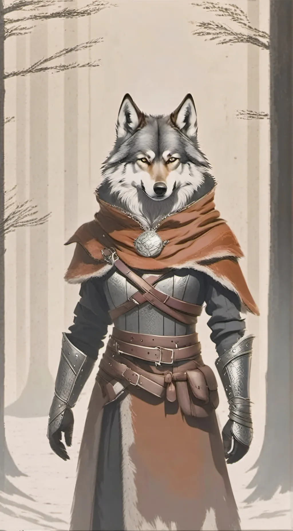 ai character: NightHowler background