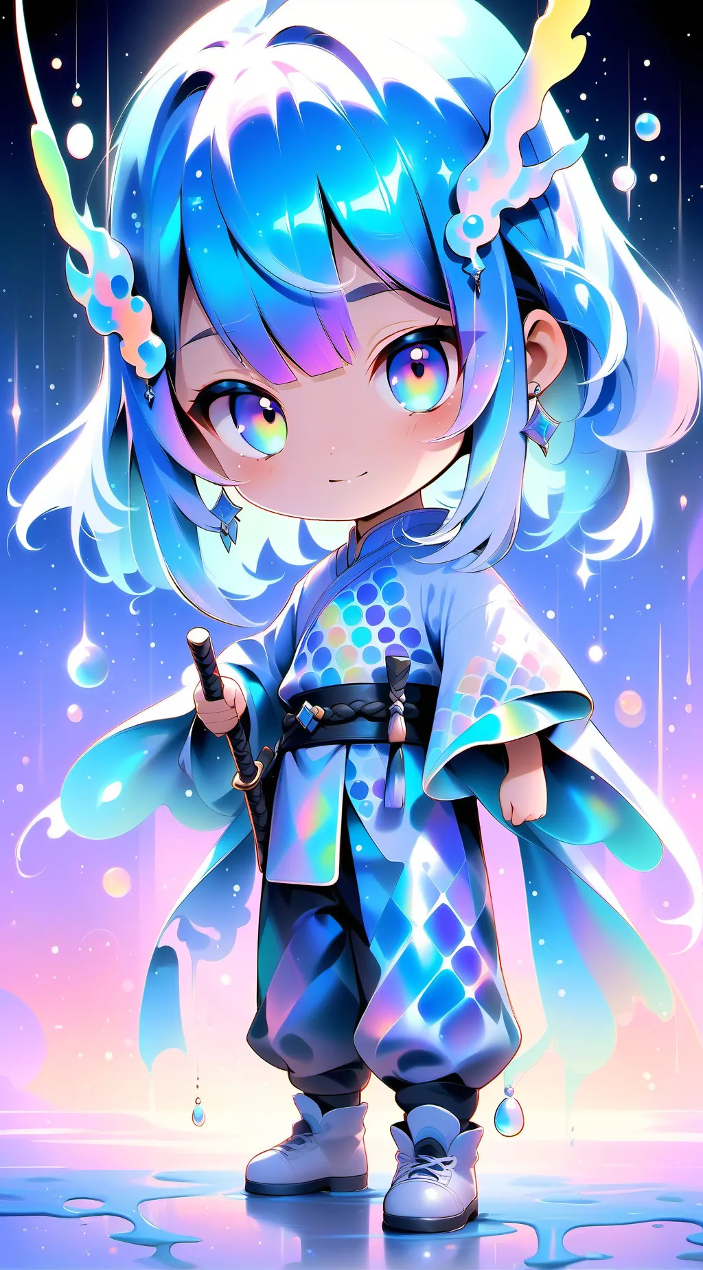 ai character: shelly poops her!! background