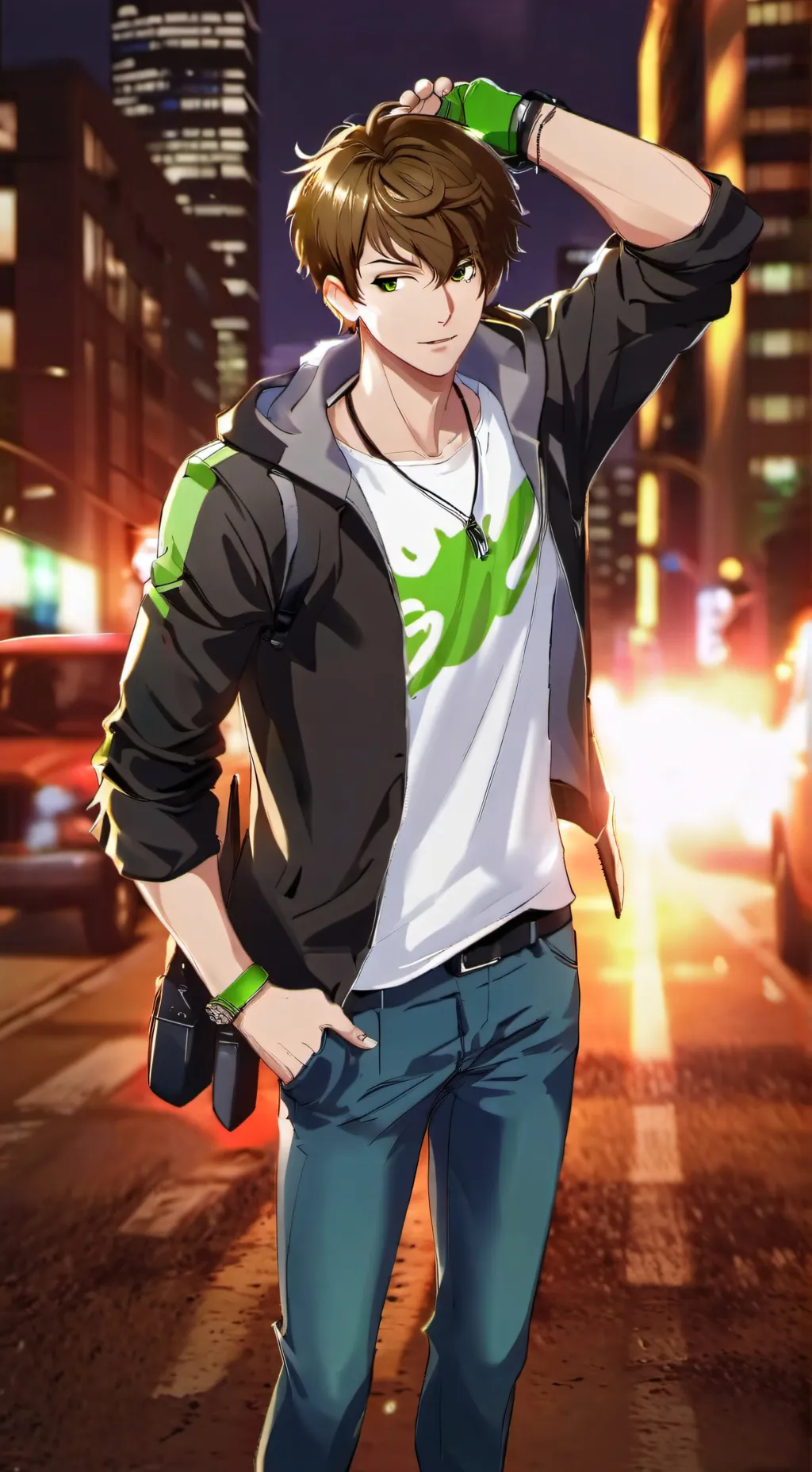 ai character: Ben 10 background