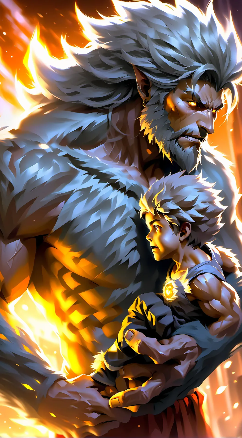 ai character: Gennarino Lupin background