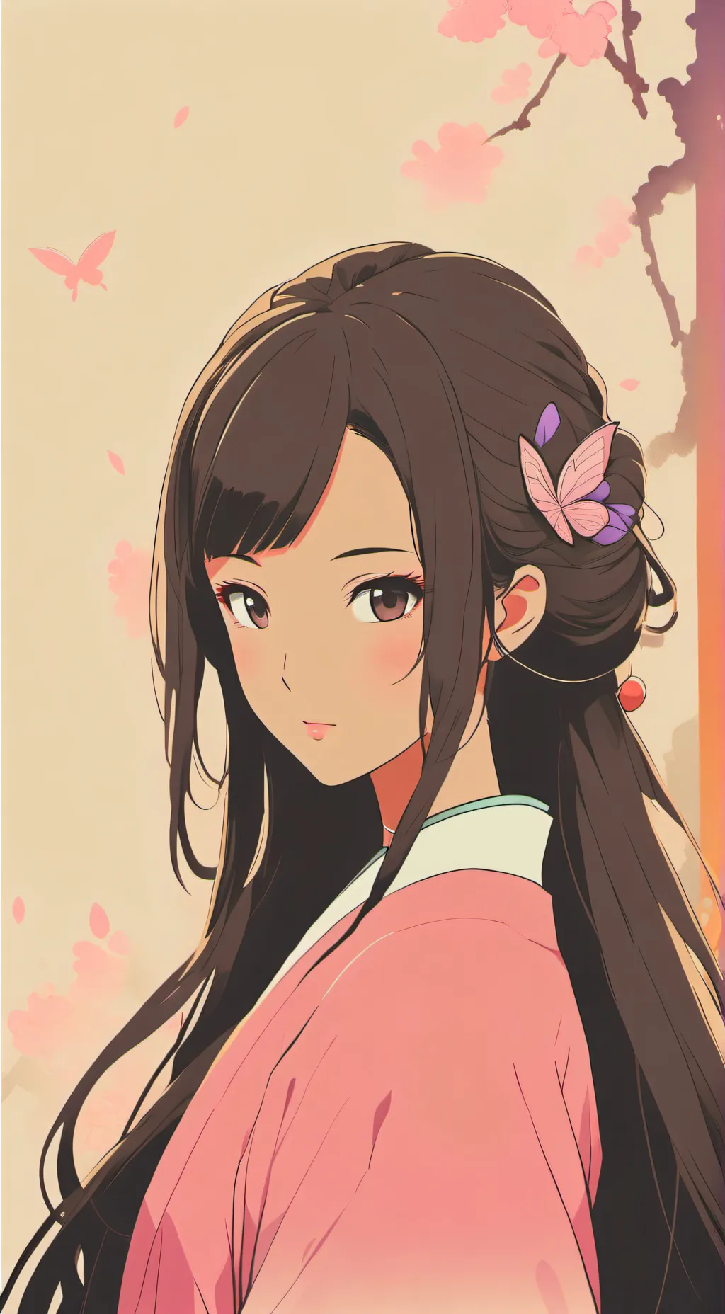 ai character: K-pop demon hunter background