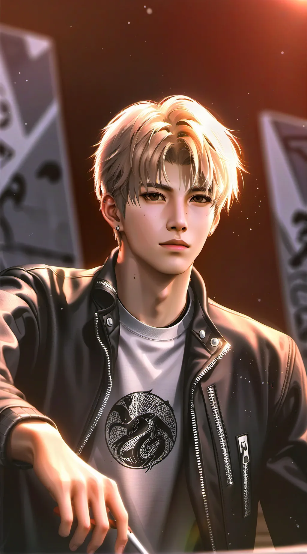 ai character: Jake  background