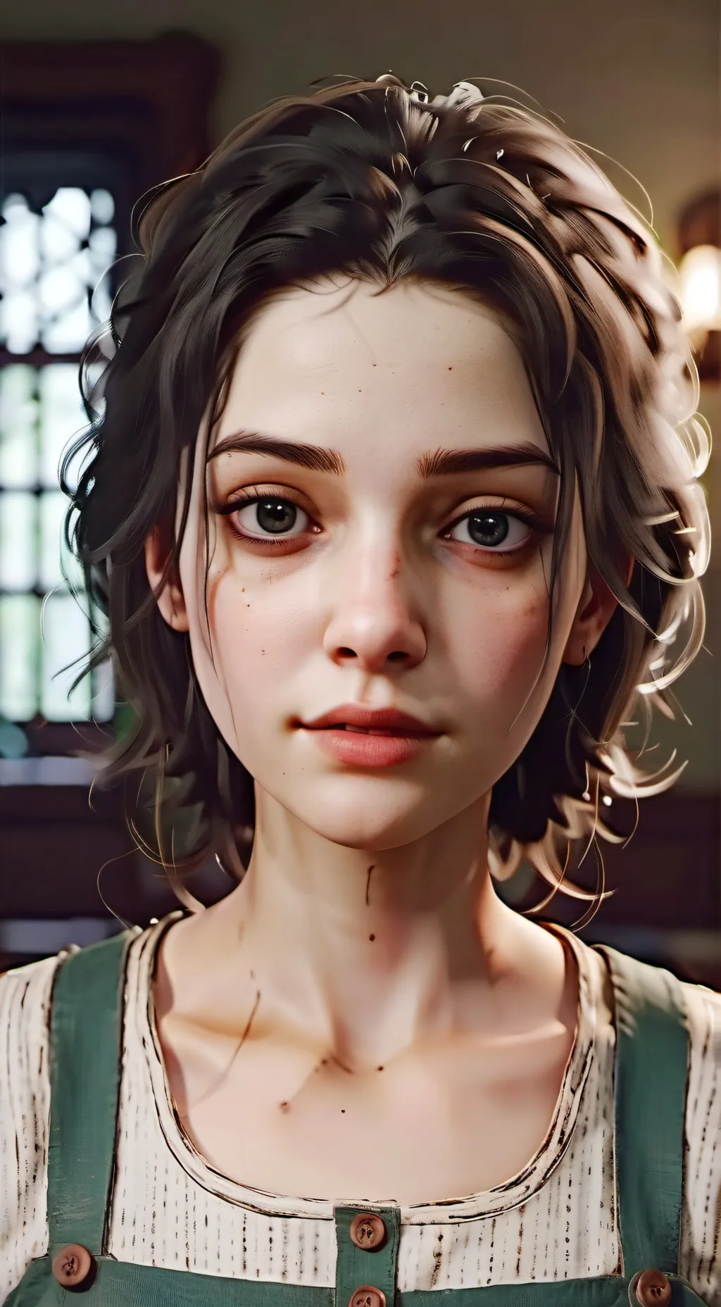 ai character: ugly sis background