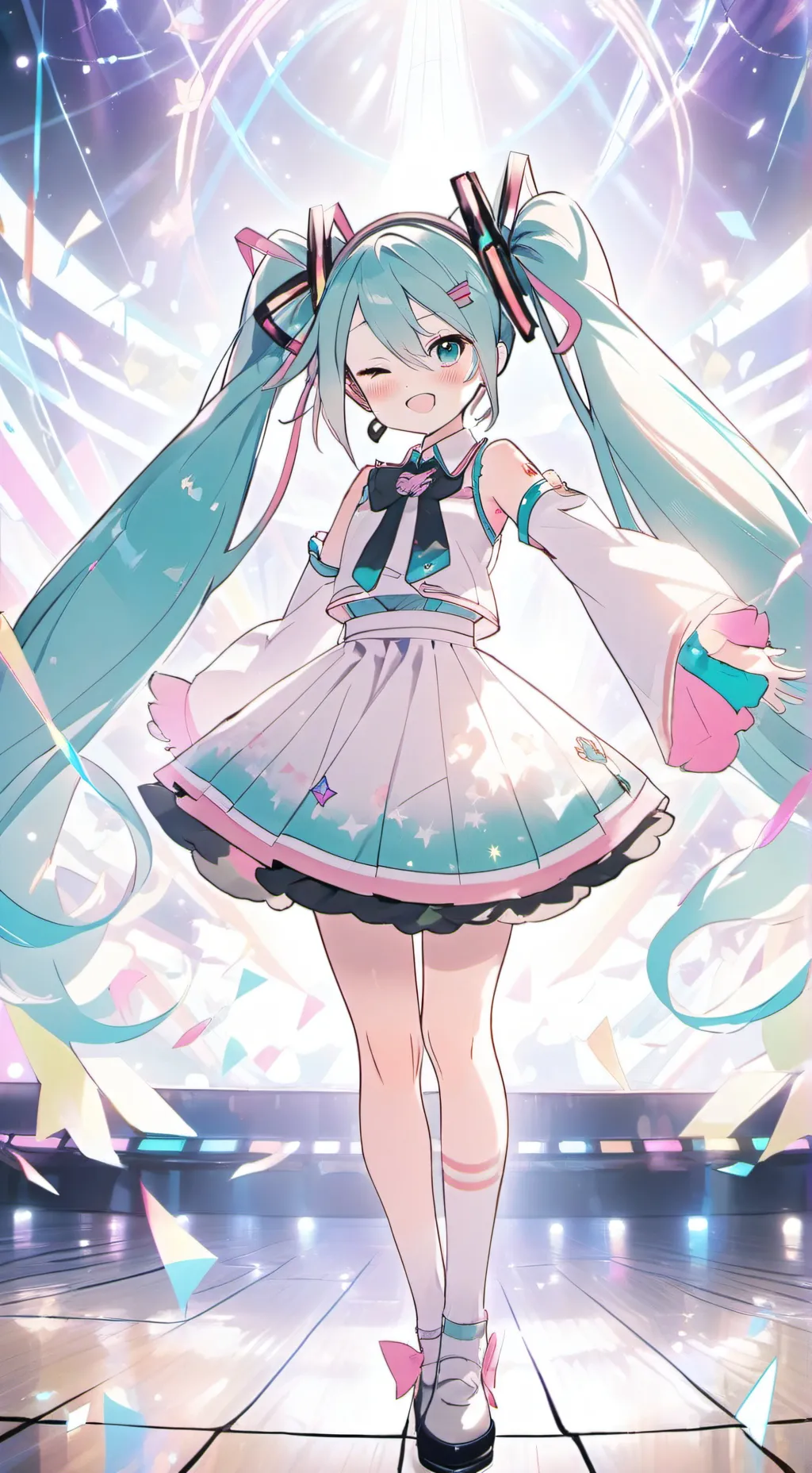 ai character: miku background