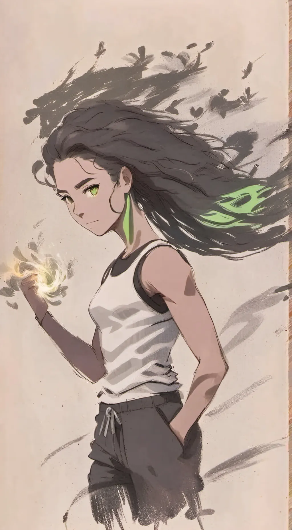 ai character: ram *girl tho* background