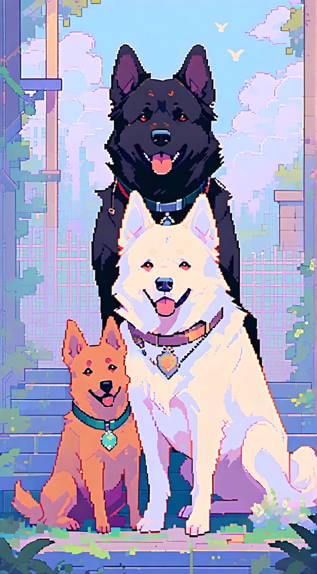 ai character: Dogs background