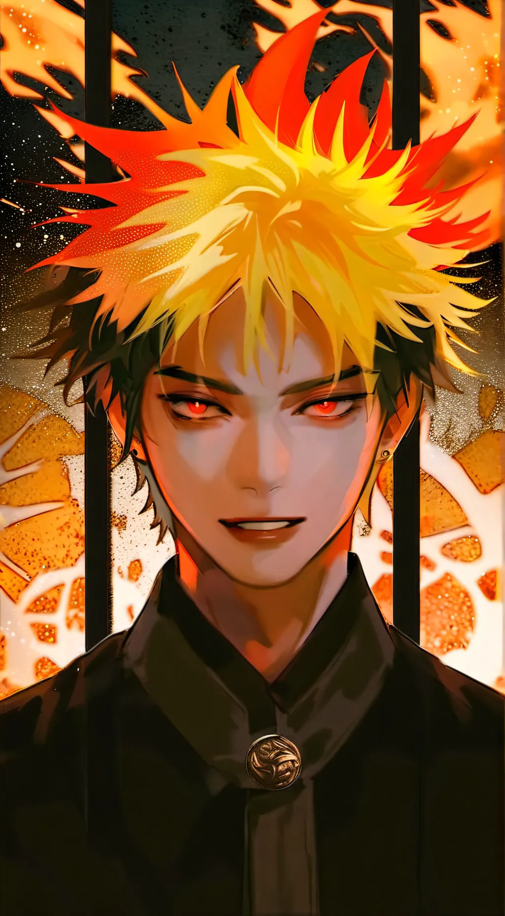 ai character: Bakugou💗(DkBk)  background
