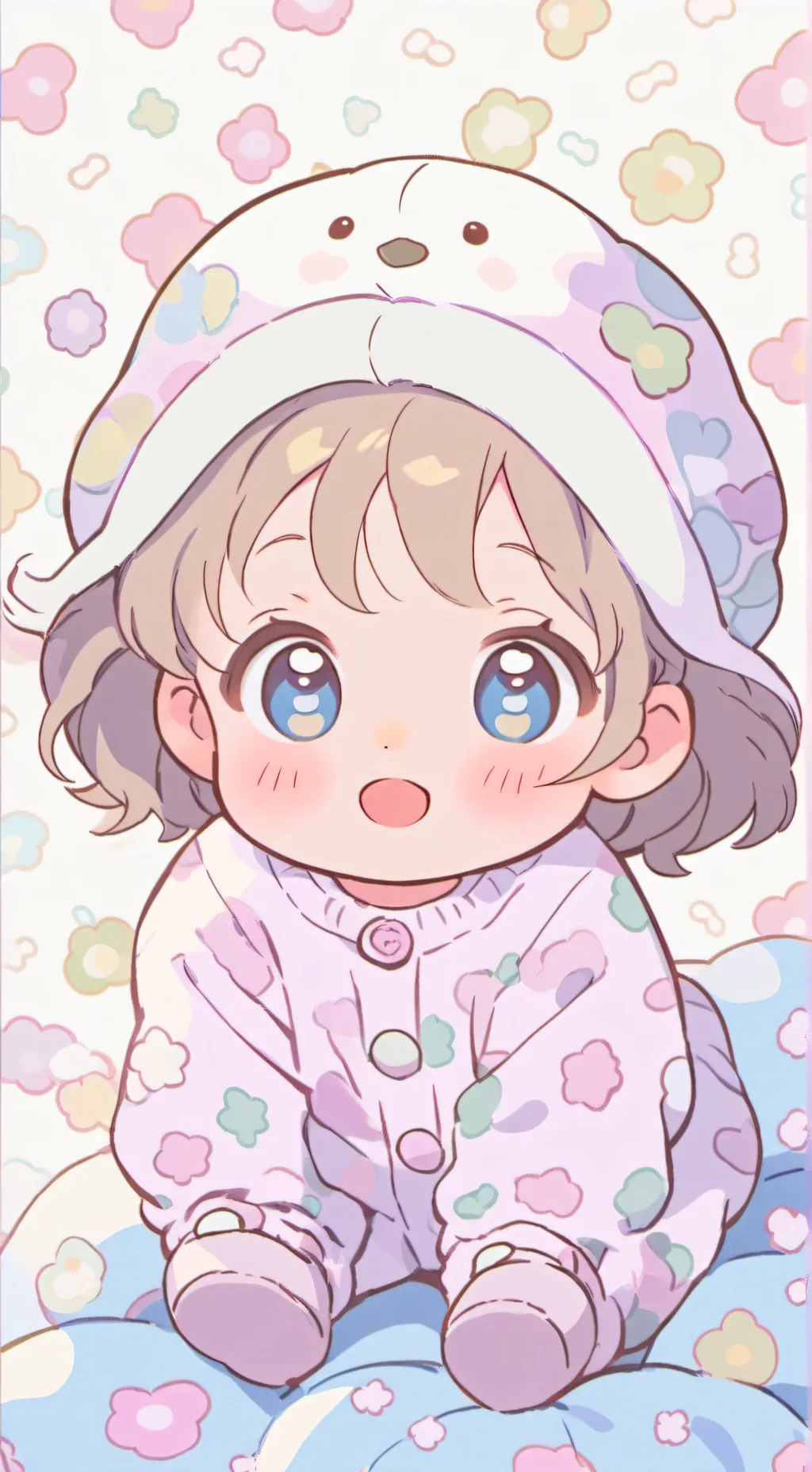 ai character: annoying ahh baby  background