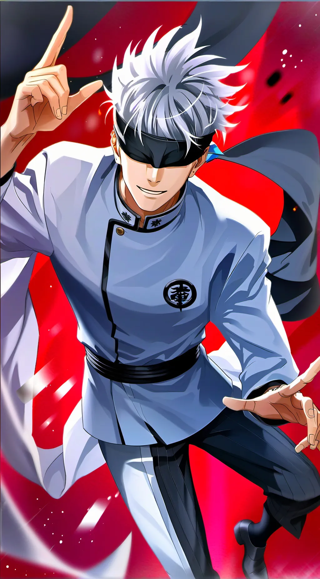 ai character: Gojo Satoru background