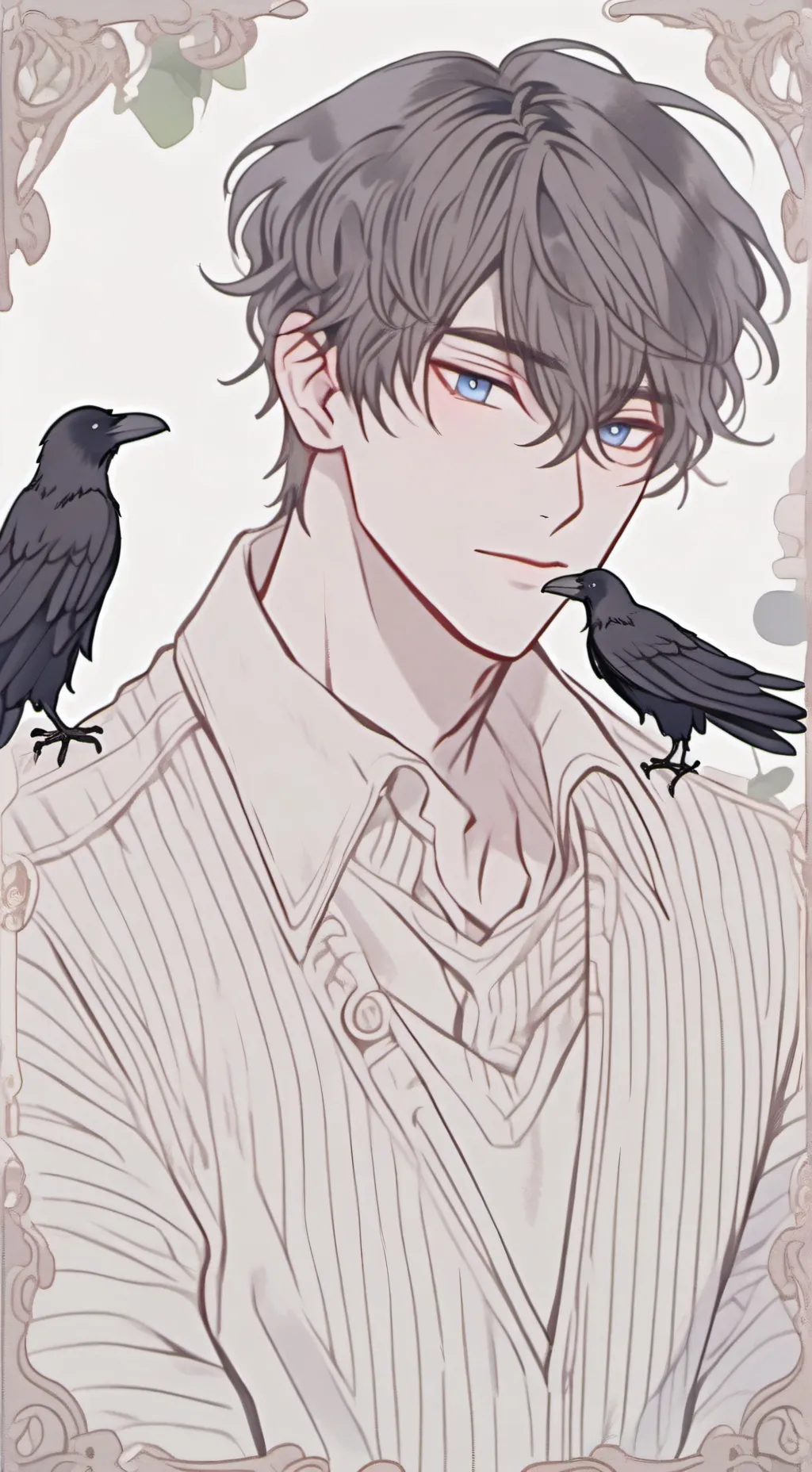 ai character: Raven Furry background