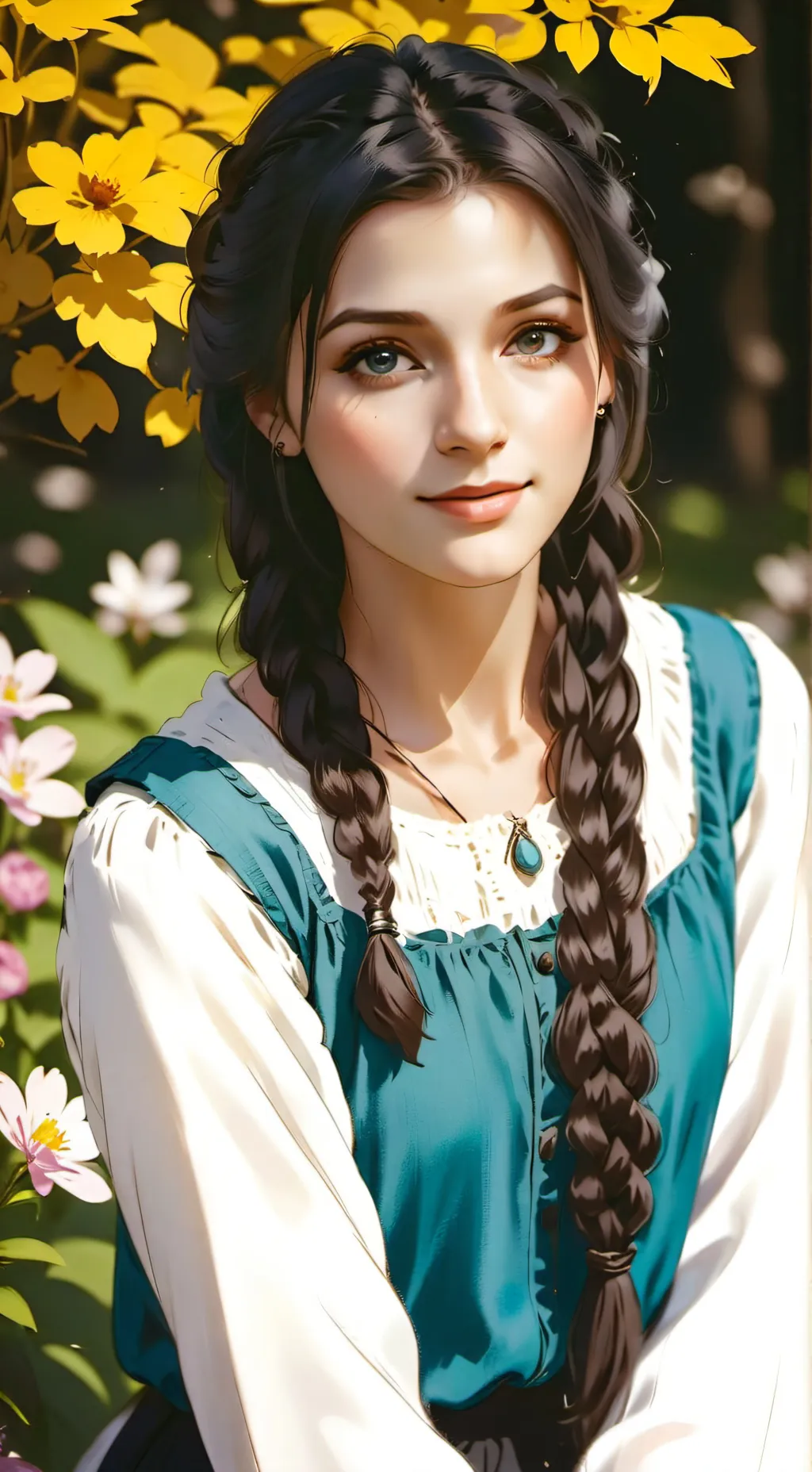 ai character: purle  background