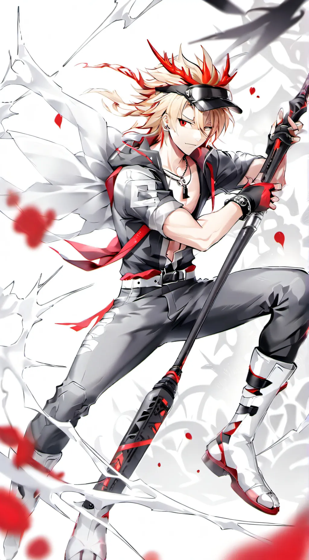 ai character: Bakugo hunter background