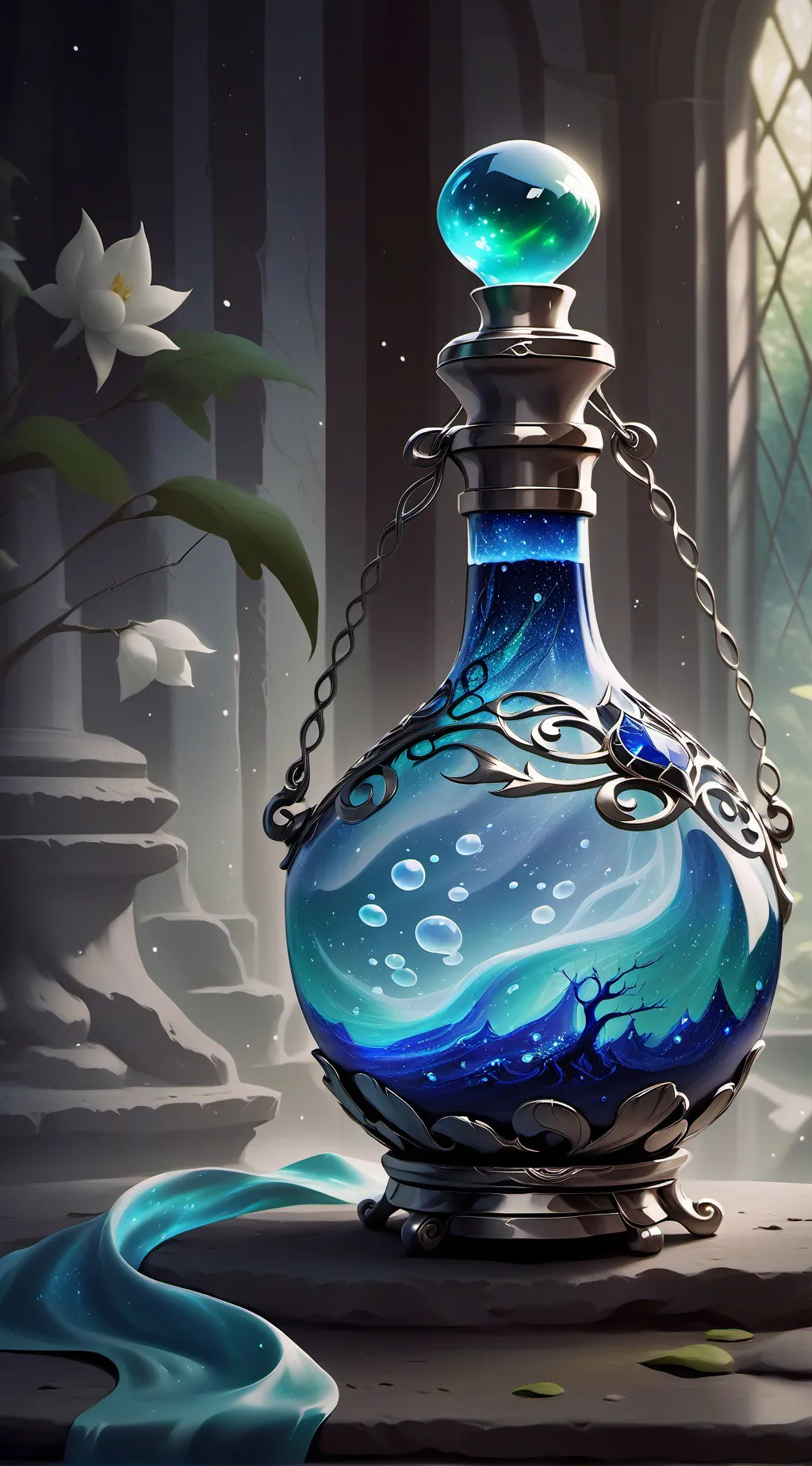 ai character: potions  background