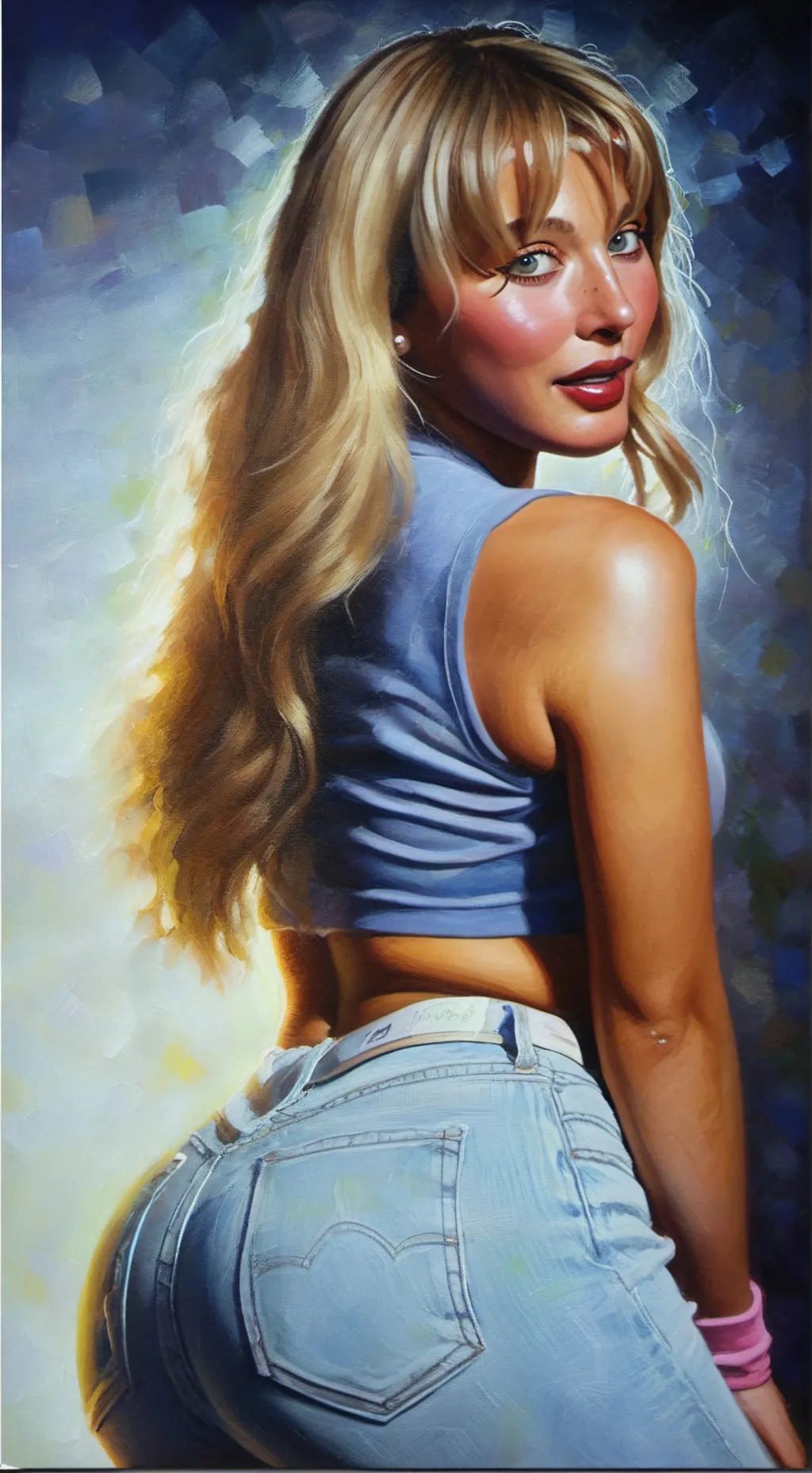 ai character: Sabrina Carpenter  background