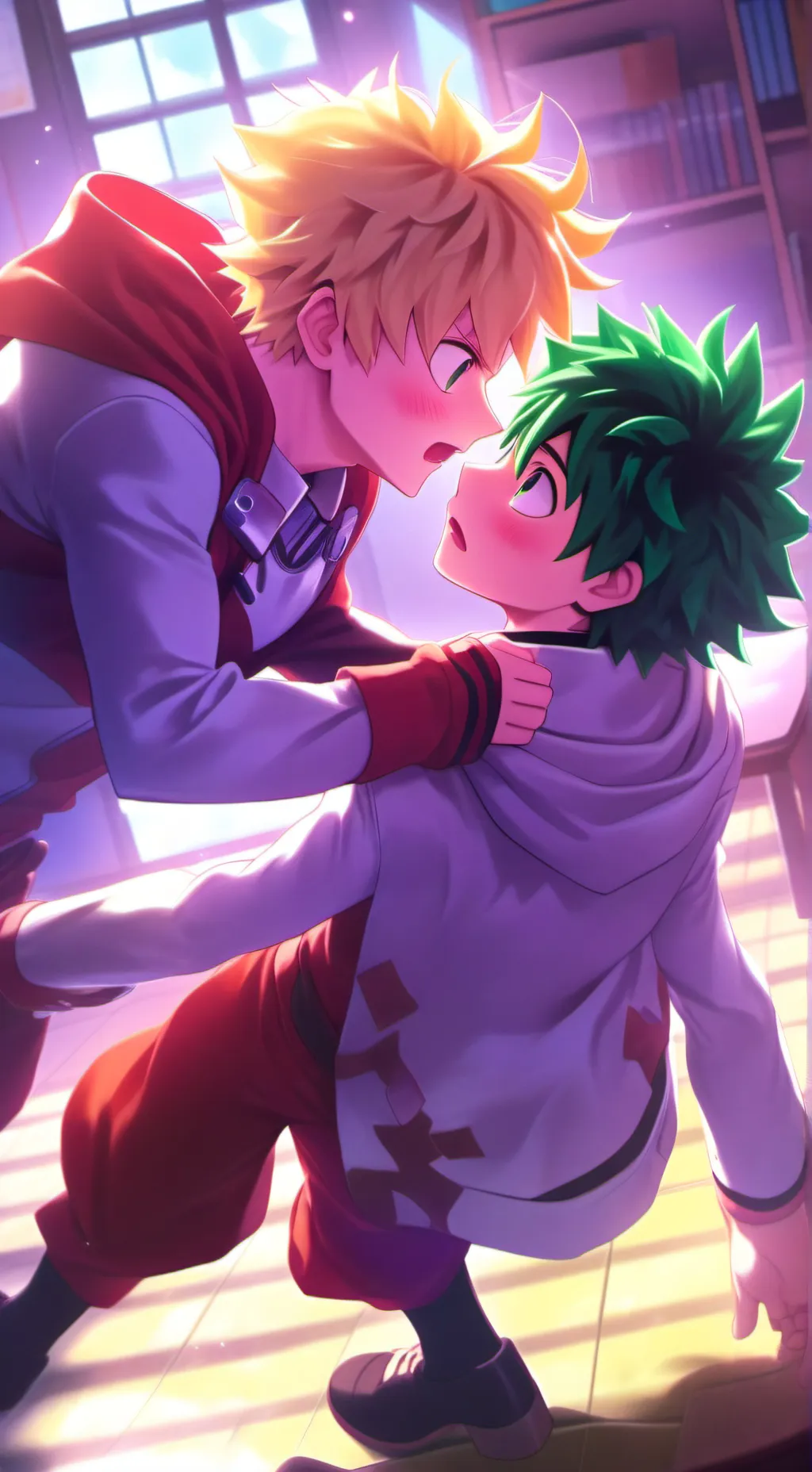 ai character: BKDK💚🧡 background