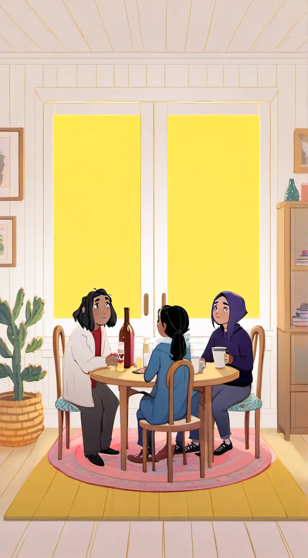 ai character: como assim shrimpo background