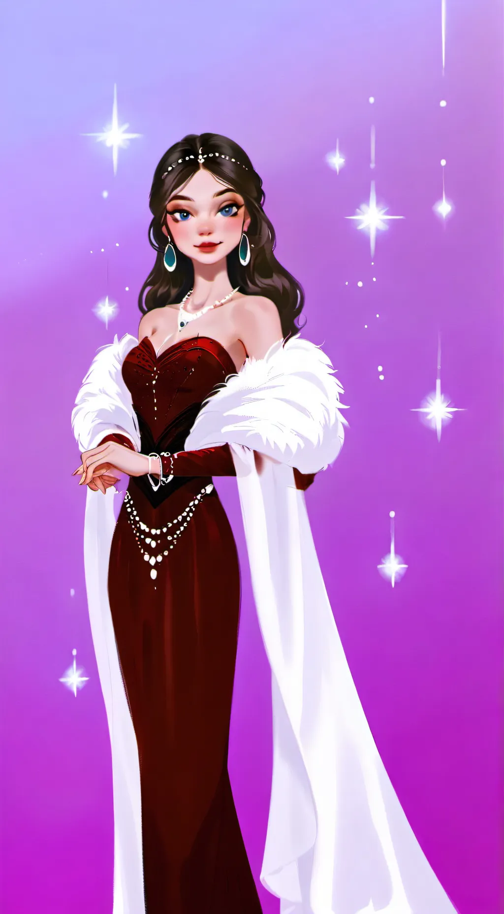 ai character: clara  background