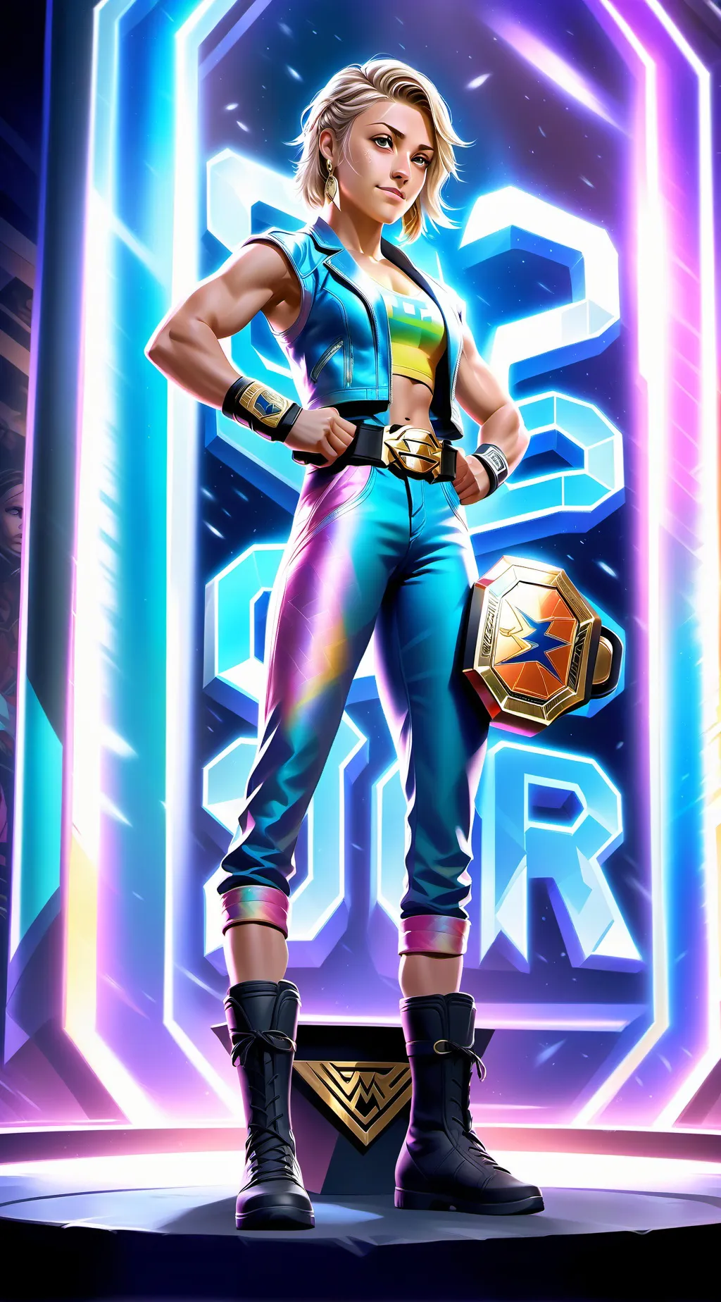 ai character: Champion's Crush Tycoon background