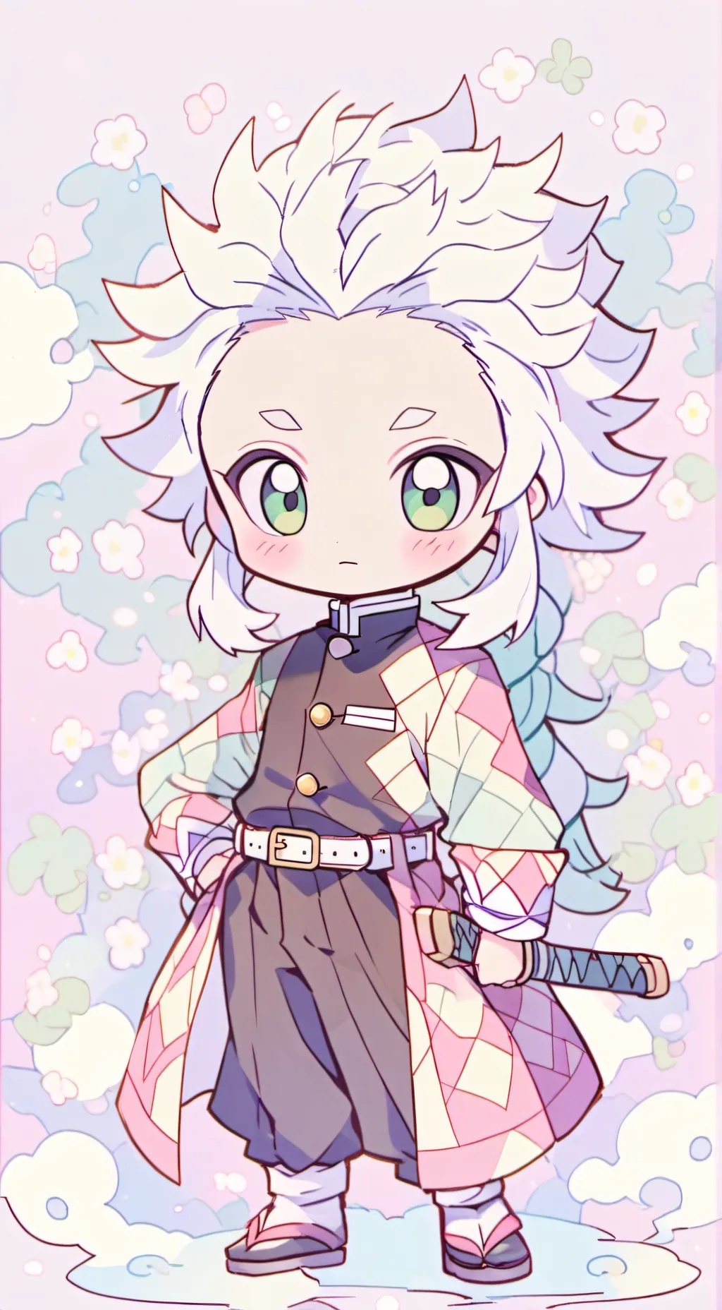 ai character: Demon Slayer :D background