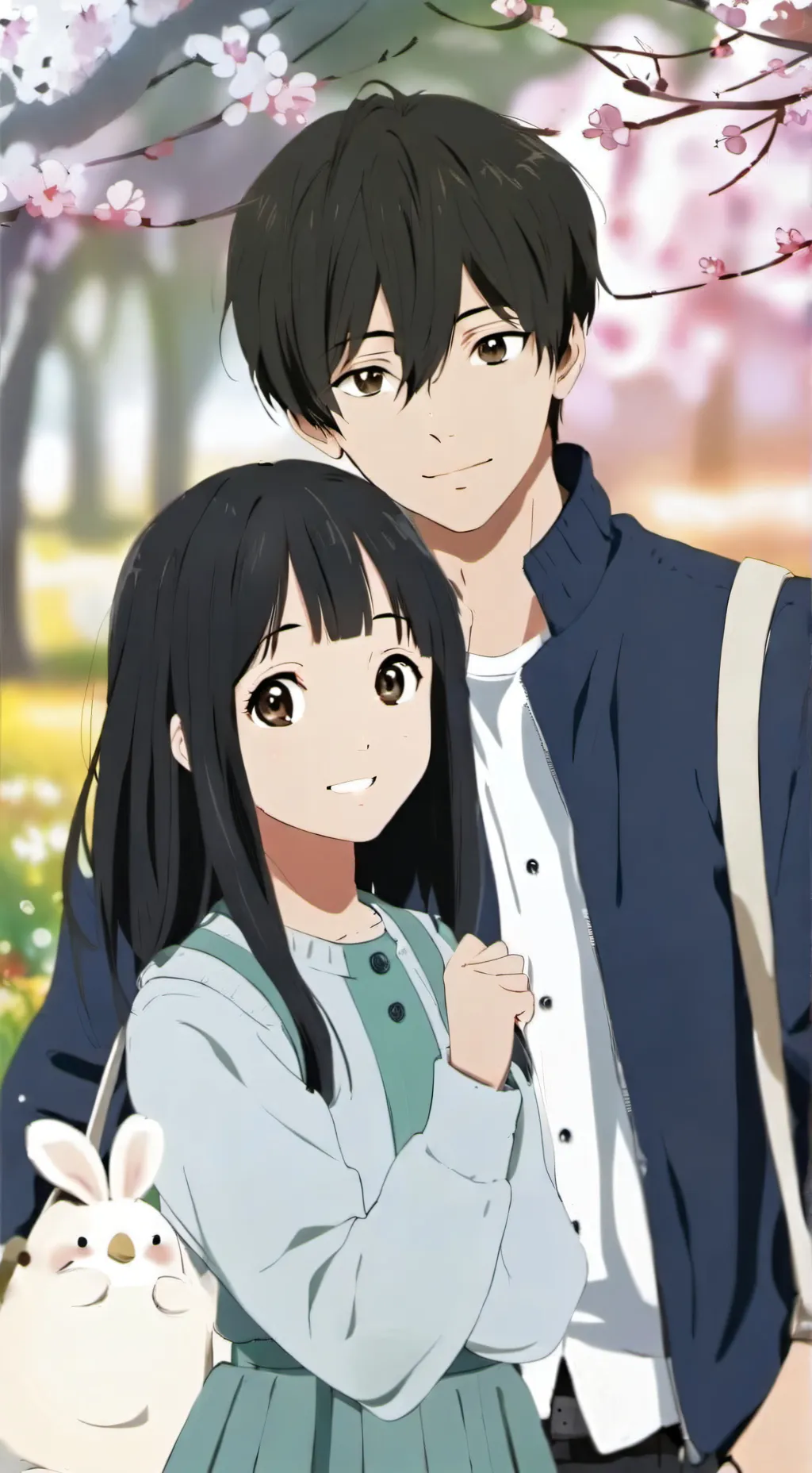 ai character: leo-un and hae-in  background