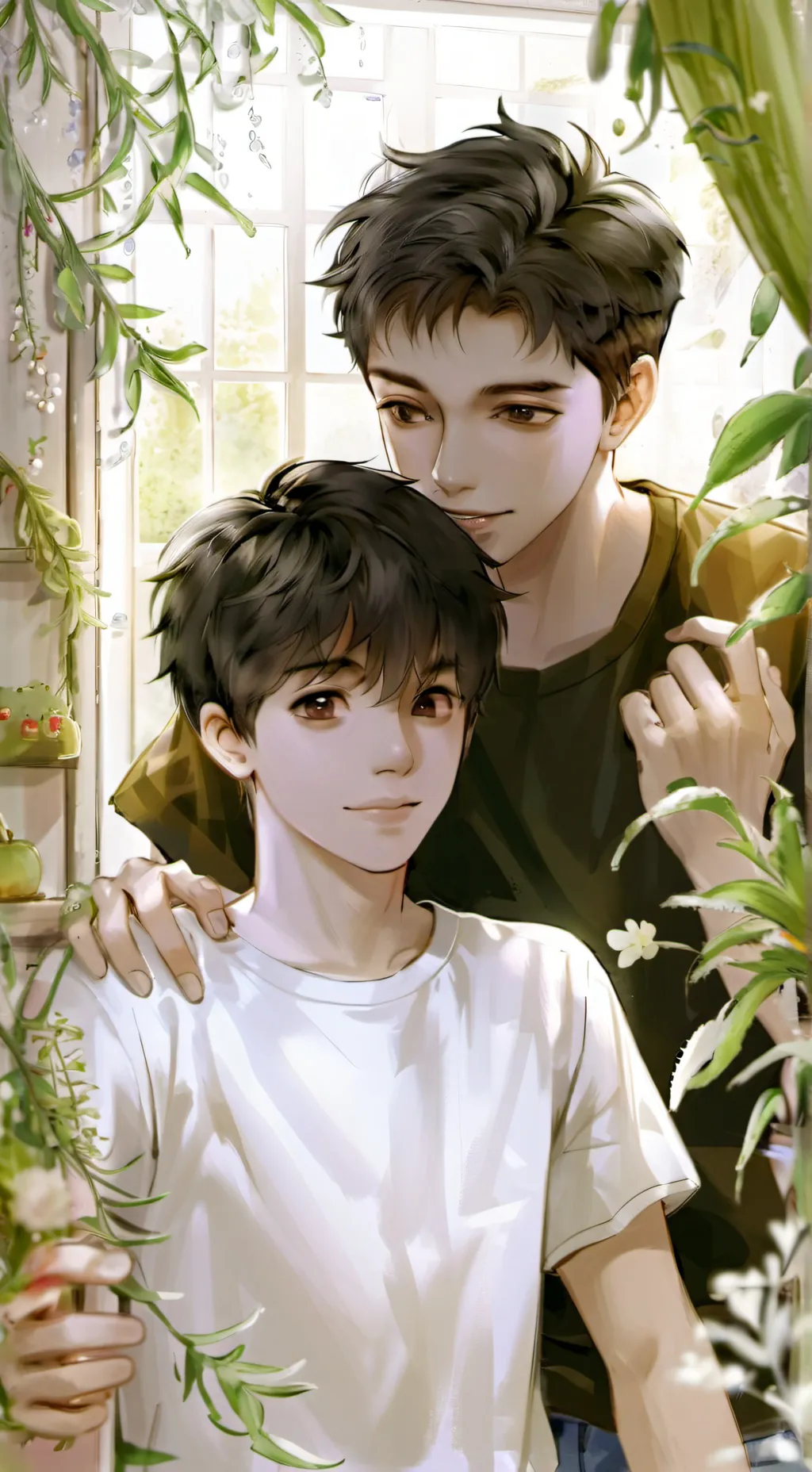 ai character: Nick and Mike background