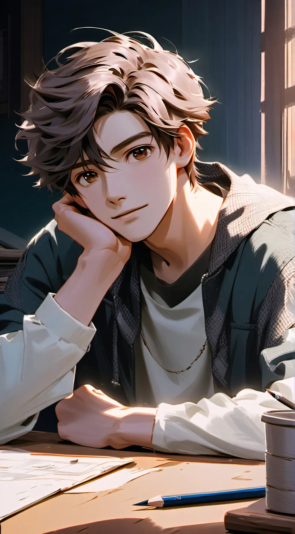 ai character: Seth Uttley background