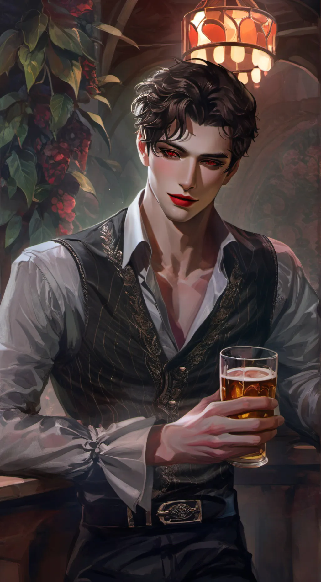 ai character: Oliver Reed background