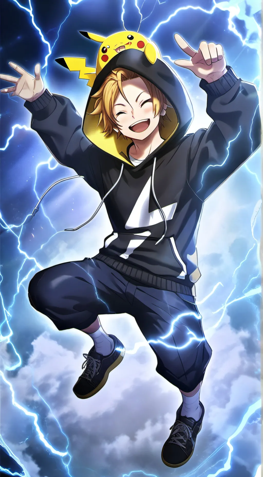 ai character: Denki background