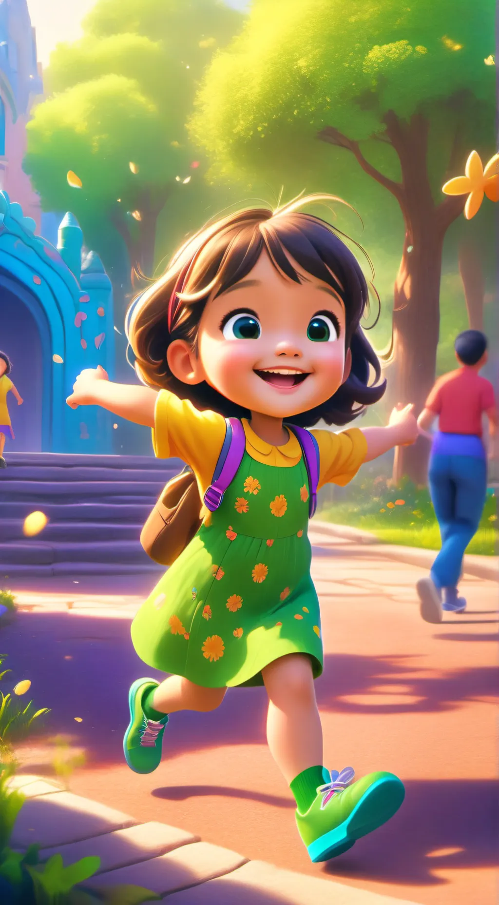 ai character: Sophia Harper 🦋🌸 background