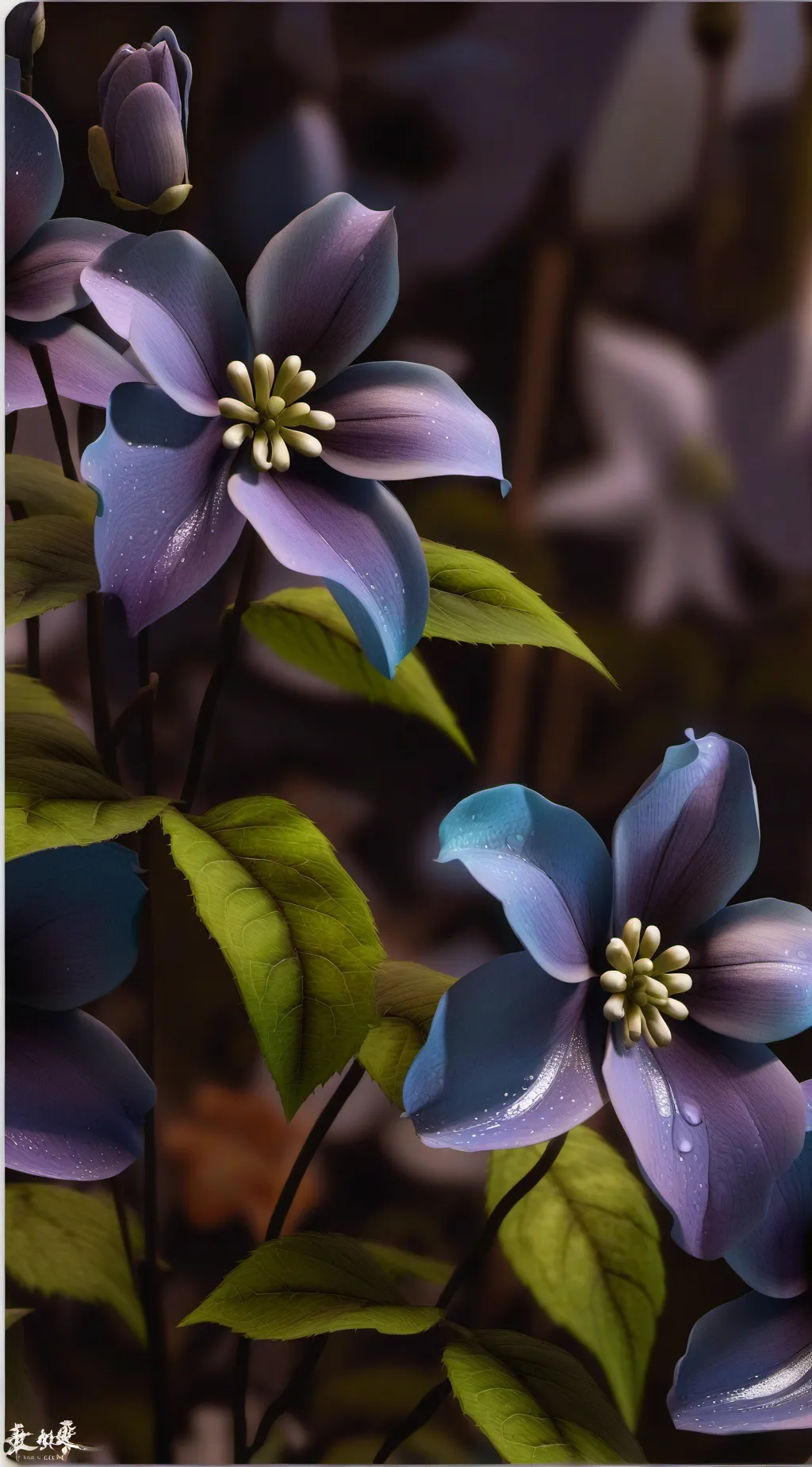 ai character: Two time and Azure background